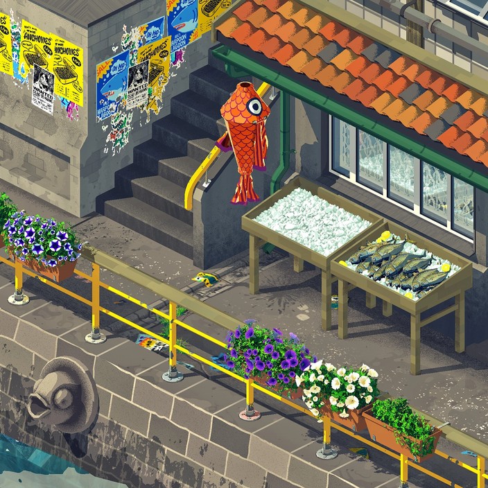 A fishmonger