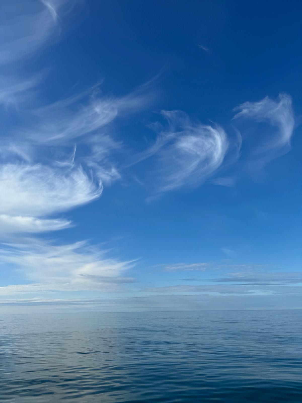 Flat and calm conditions in the Chukchi Sea. Credit: Keith Tuffley