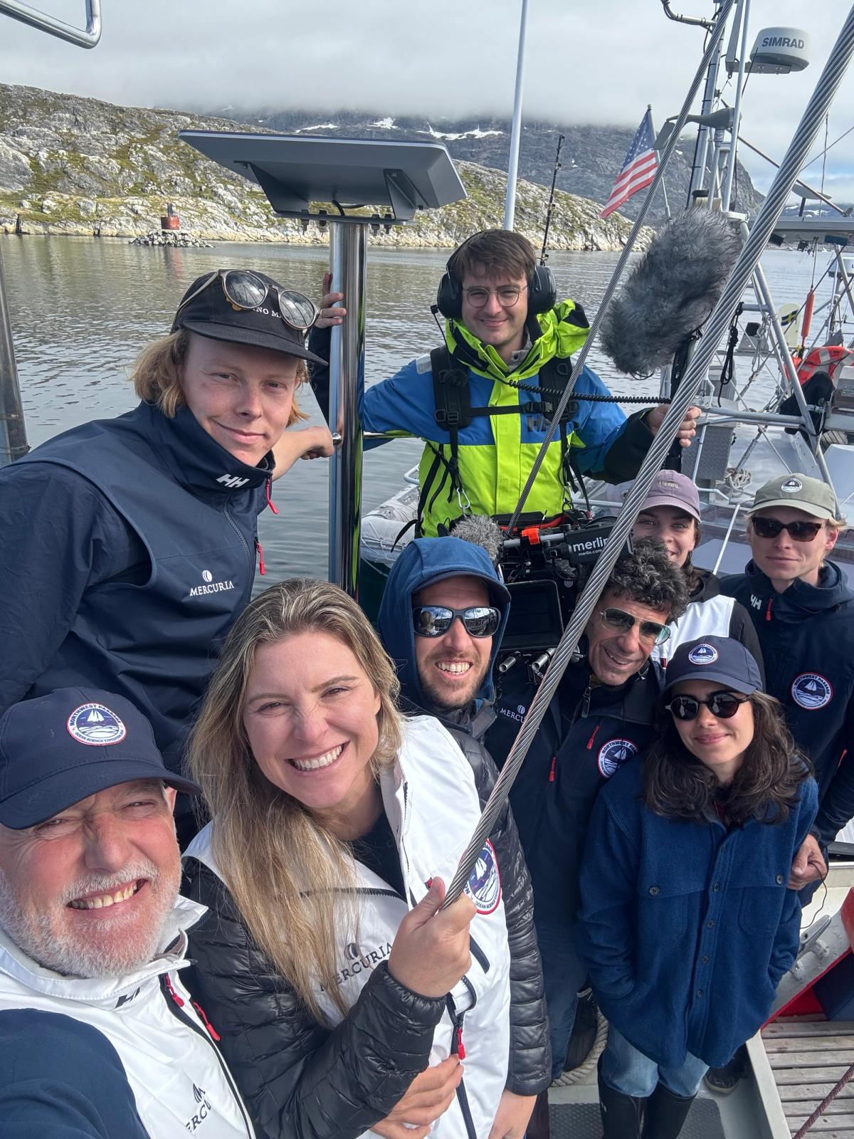 The crew of the Northwest Passage Ocean Science Expedition