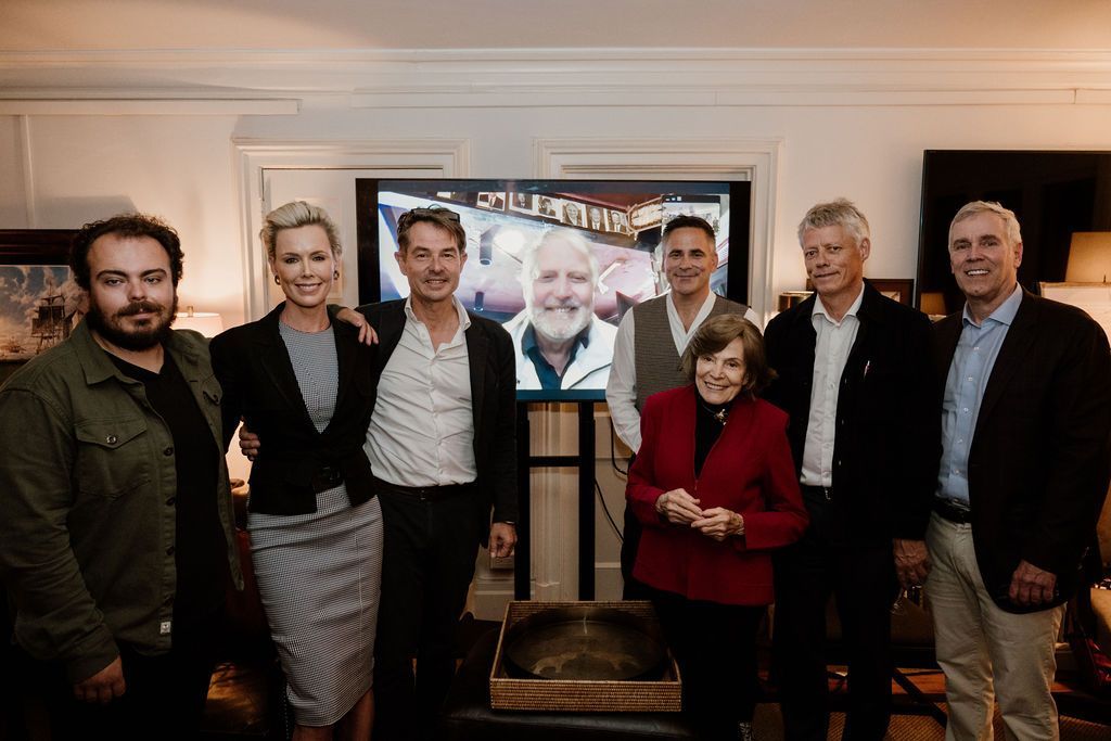 Keith Tuffley speaks at The Explorers Club in New York, during Climate Week NYC. Credit: Muccitas