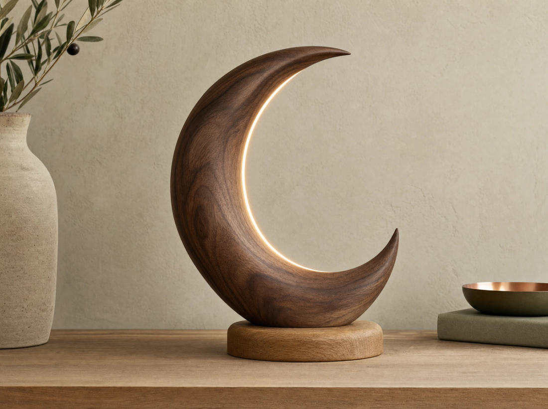 Crescent Table Lamp