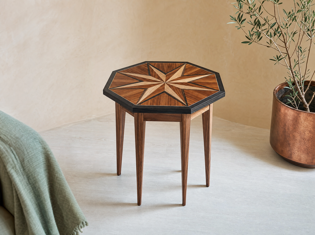 Eight-Point Star Side Table