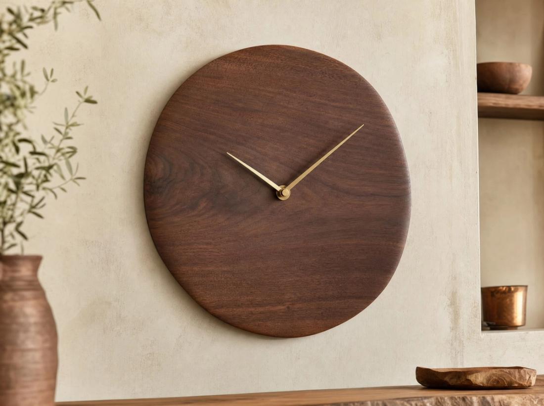Oversized Sculptural Wall Clock