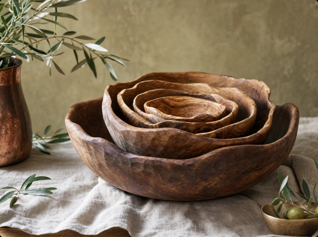 Turned Wooden Bowls