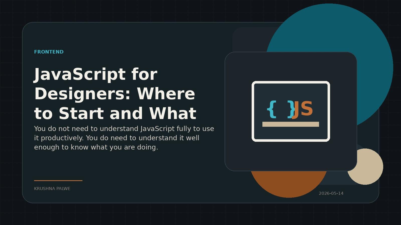 JavaScript for Designers: Where to Start and What to Build