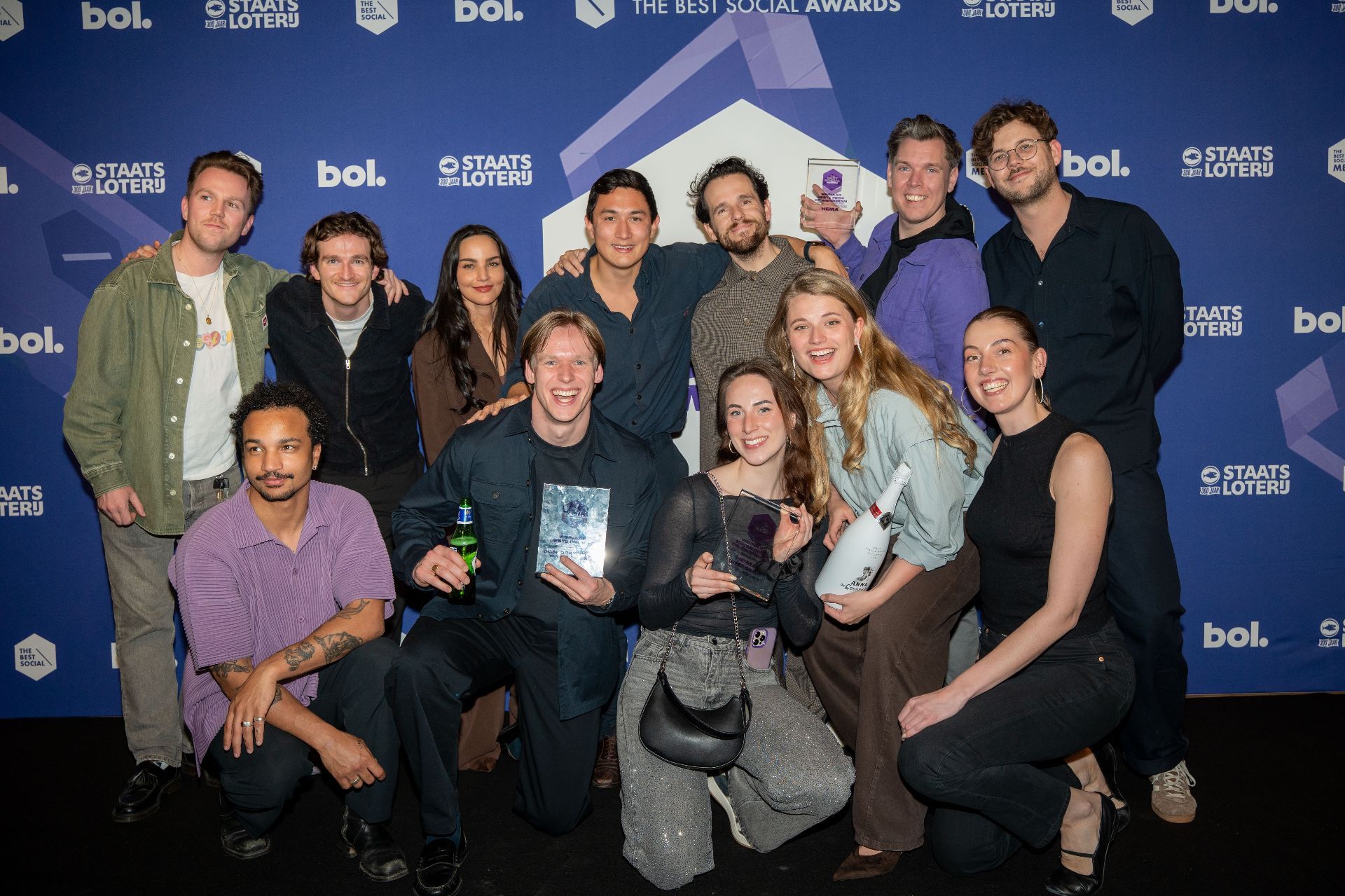 We won THREE best social awards! 