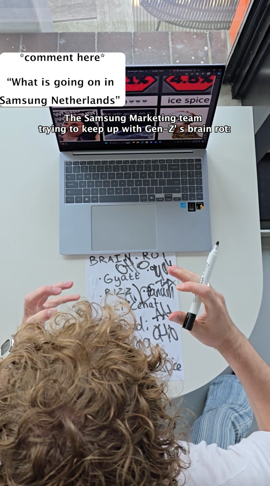 samsung brain rot content