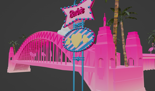 making of barbie lens