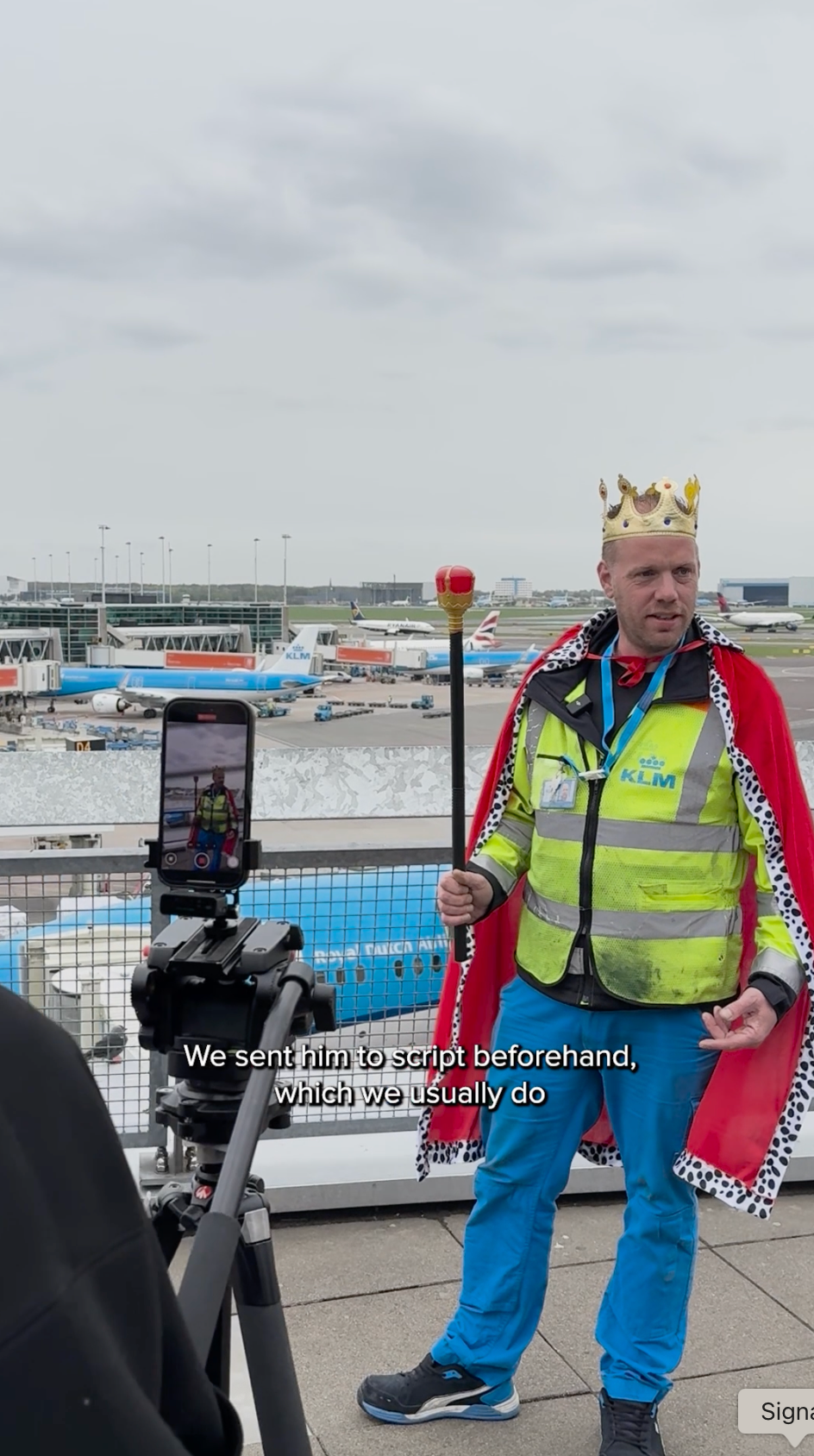 KLM 💙 Sander 👑