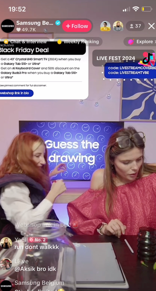 samsung livestream
