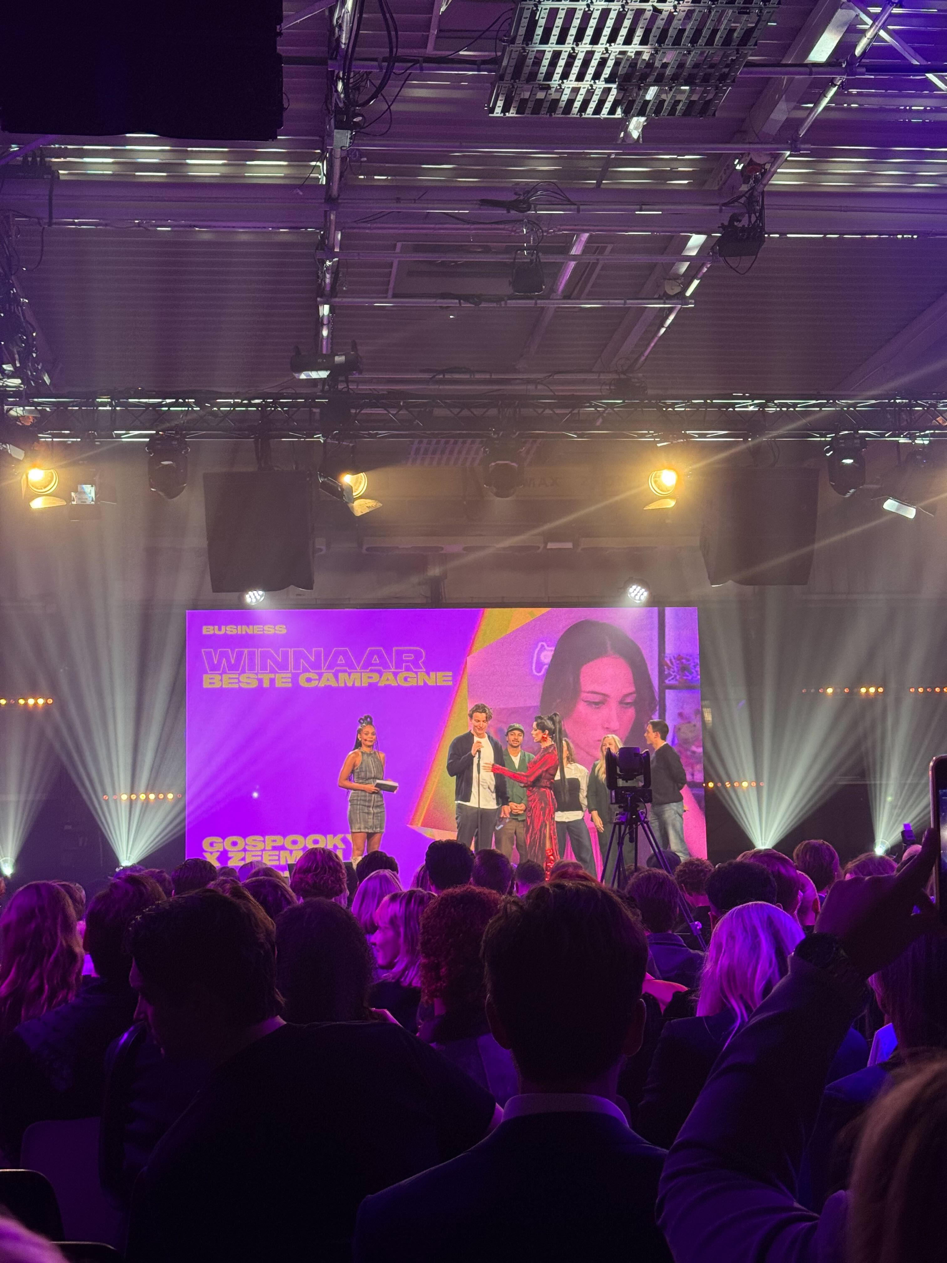 tim on stage the best social win