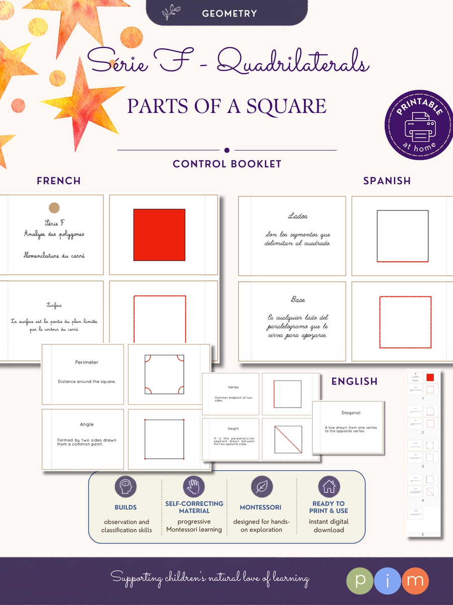 18. Libro de control - Serie F - Nomenclatura del cuadradoControl Book – Series F – Square Nomenclature