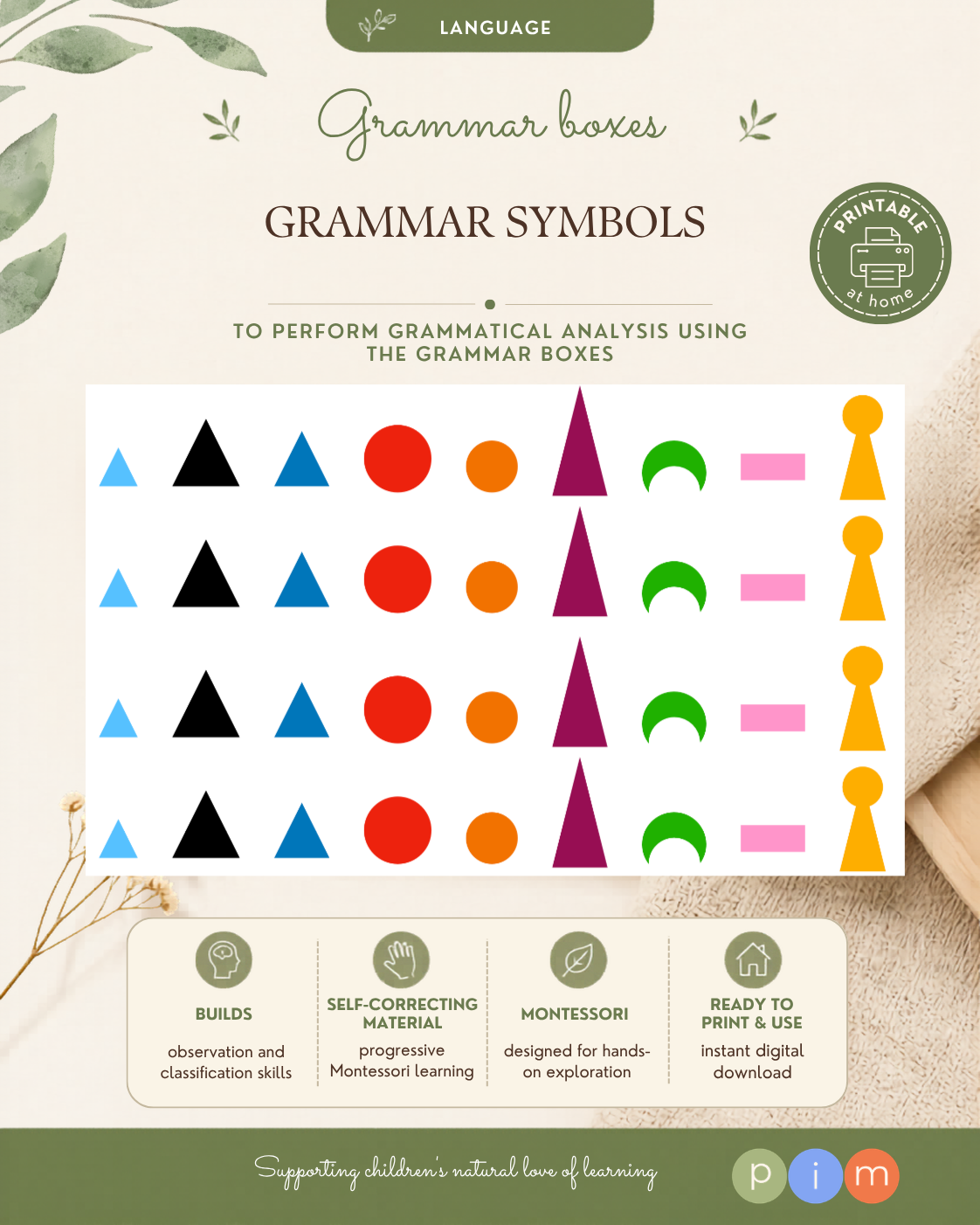18. Symboles grammaticaux