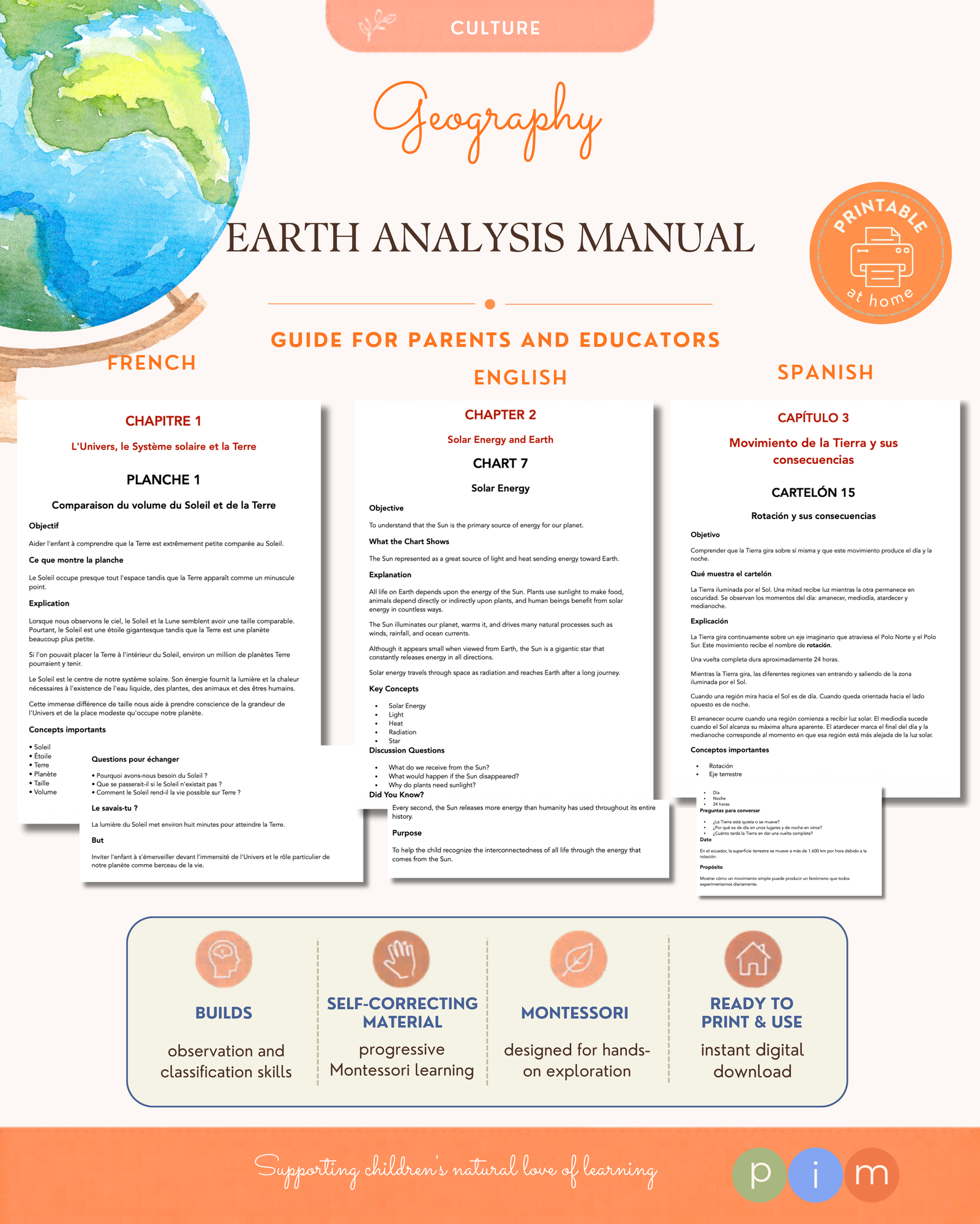10. Manuel de présentation - Analyse de la Terre