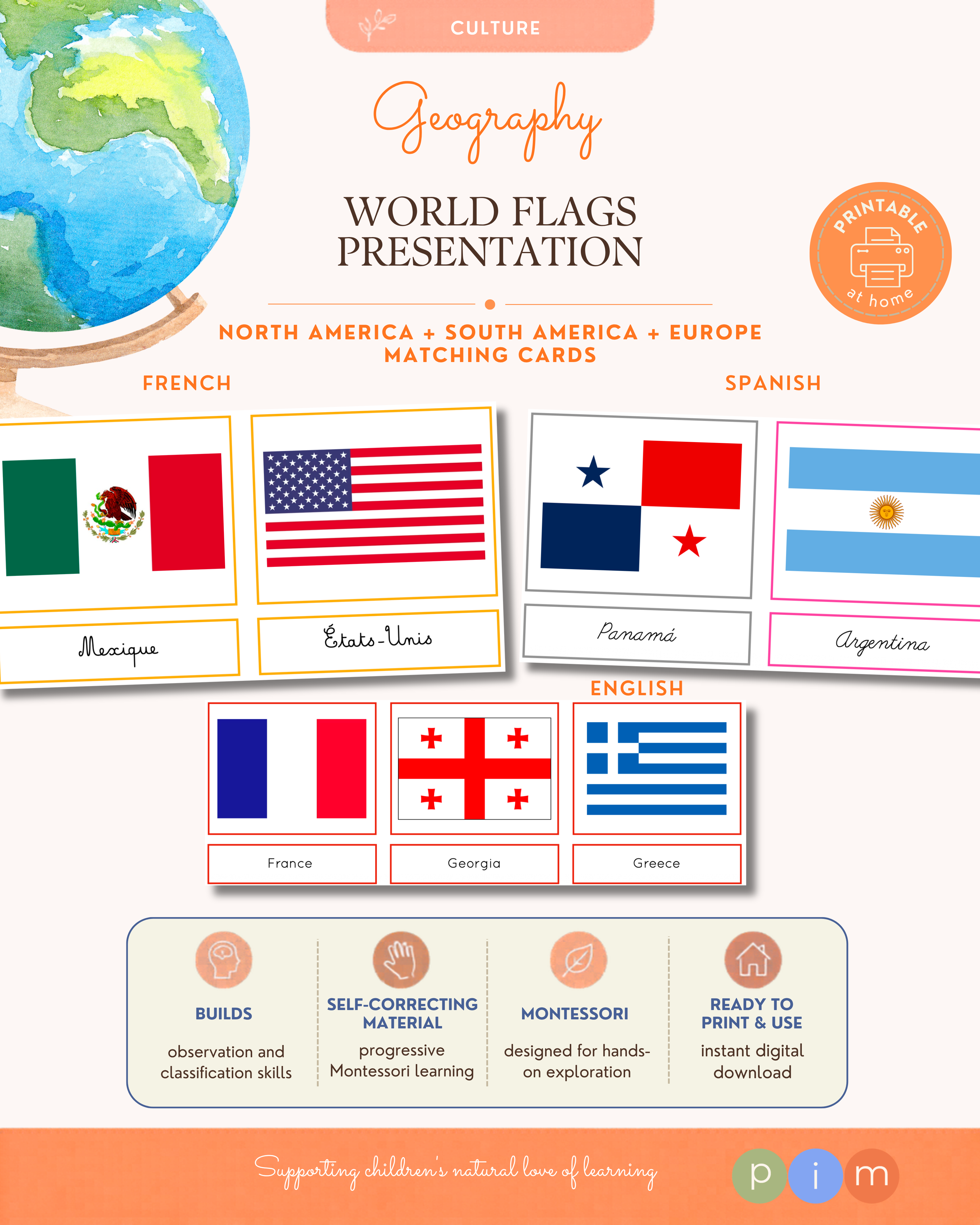 04. Banderas del Mundo · América y Europa