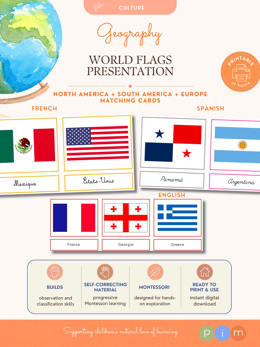 04. World Flags · Americas & Europe