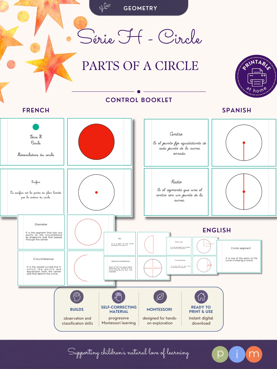 26. Libro de control - Serie H - Nomenclatura del círculo