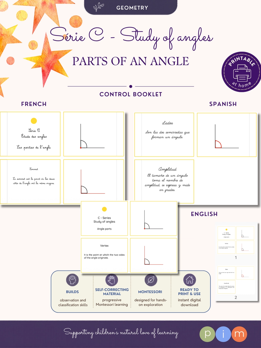 06. Libro de control - Serie C - Partes del ánguloControl Book – Series C – Parts of an Angle