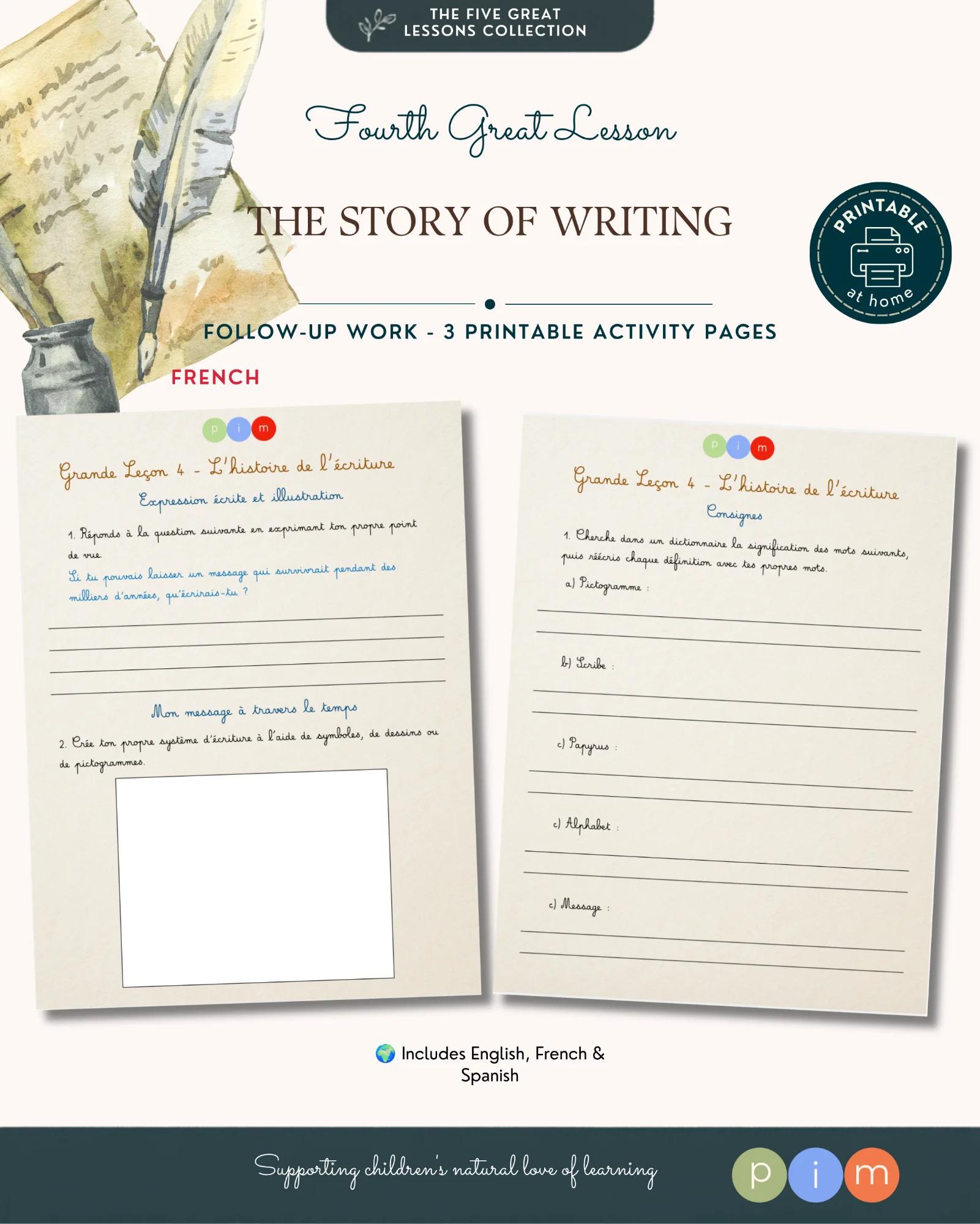 4. The Story of Writing