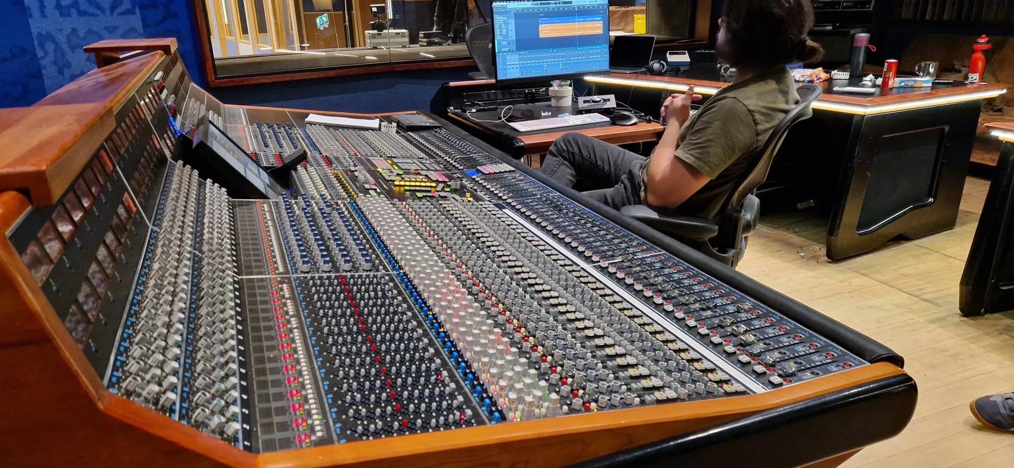 João Lucas in the studio
