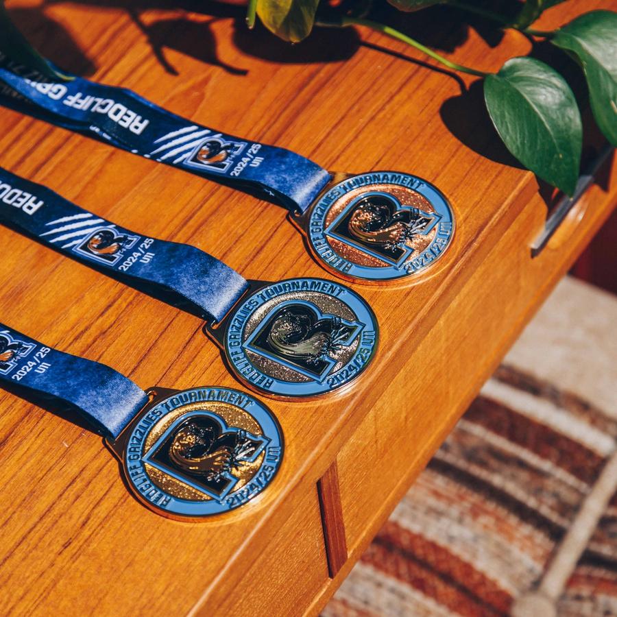 Custom medal designed by Tributes Group