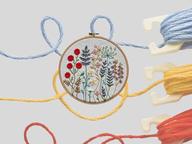 Threads, Stitches and Embroidery