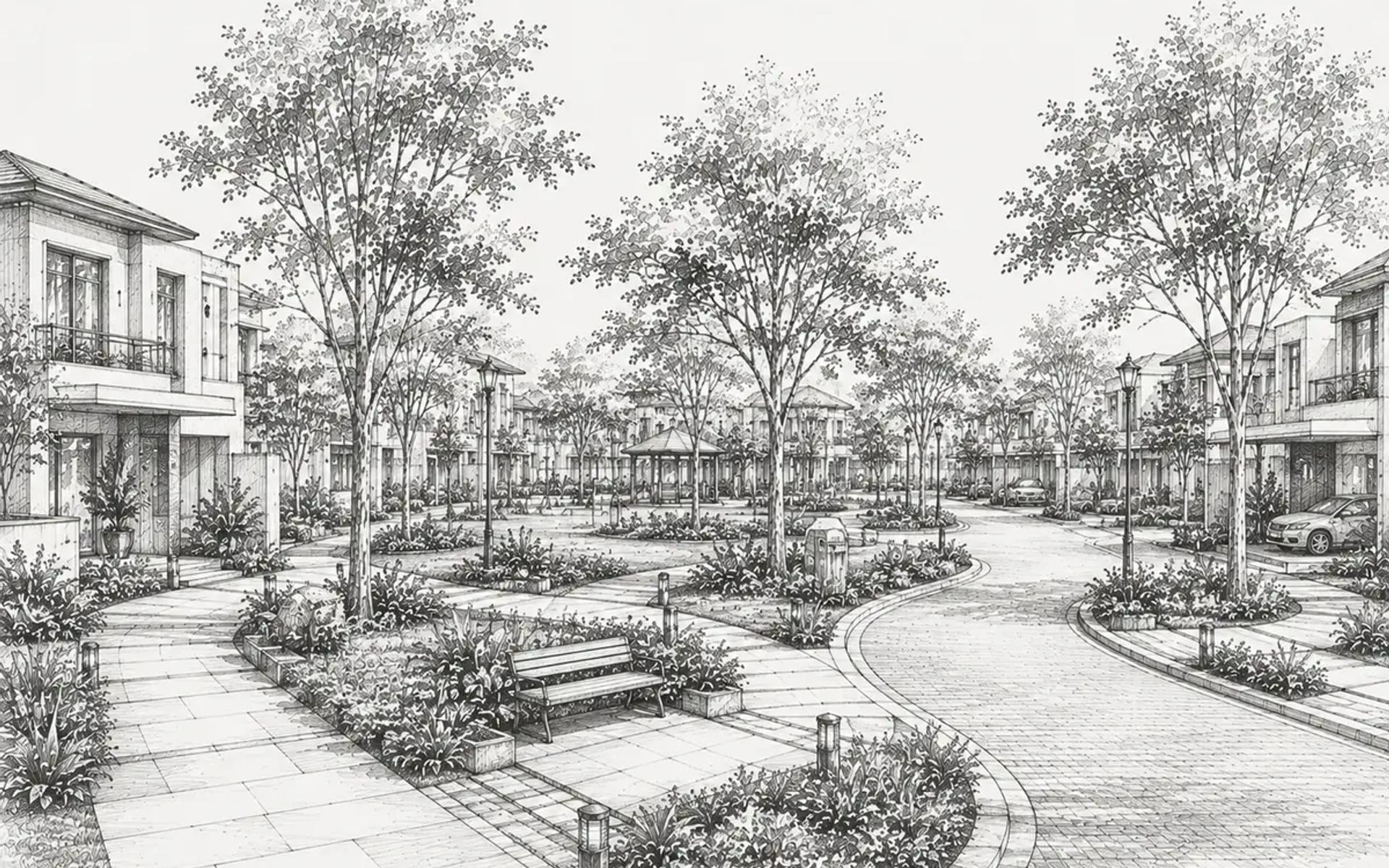 Landscape- Residential & Commercial Scheme