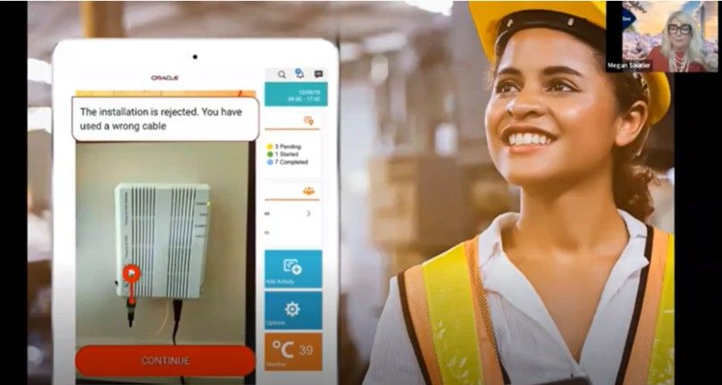 TechSee Oracle Webinar for mobile field service workers