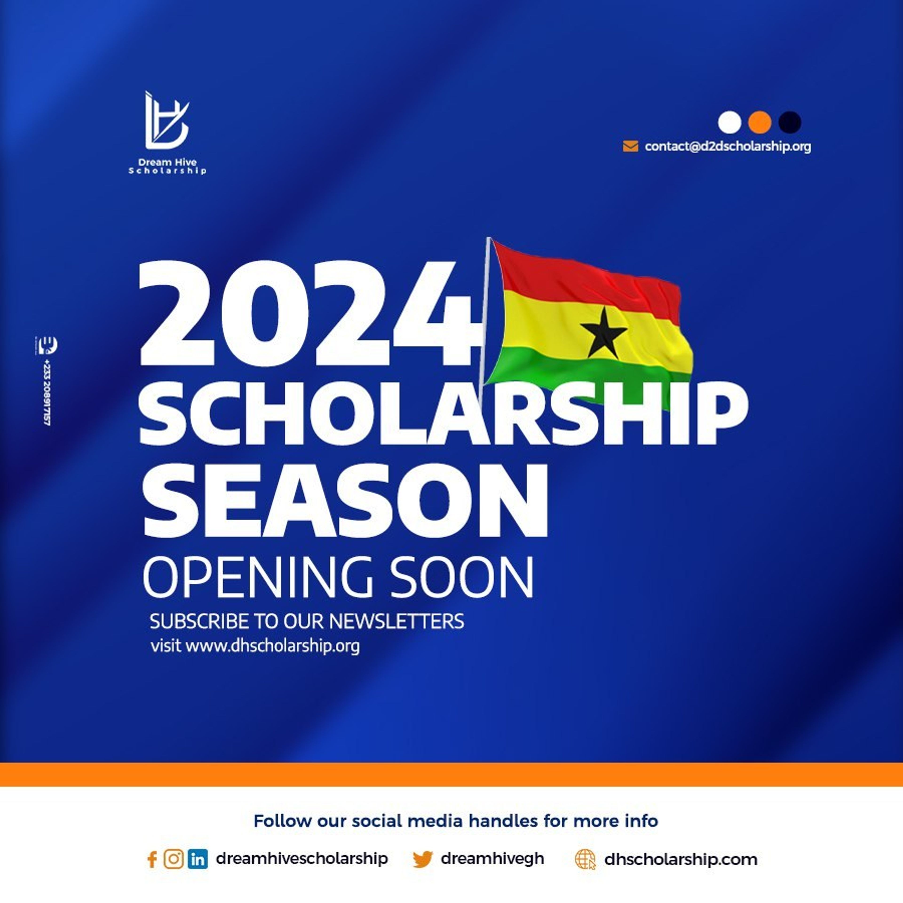 Dream Hive Scholarship: Scholarship season: opening soon