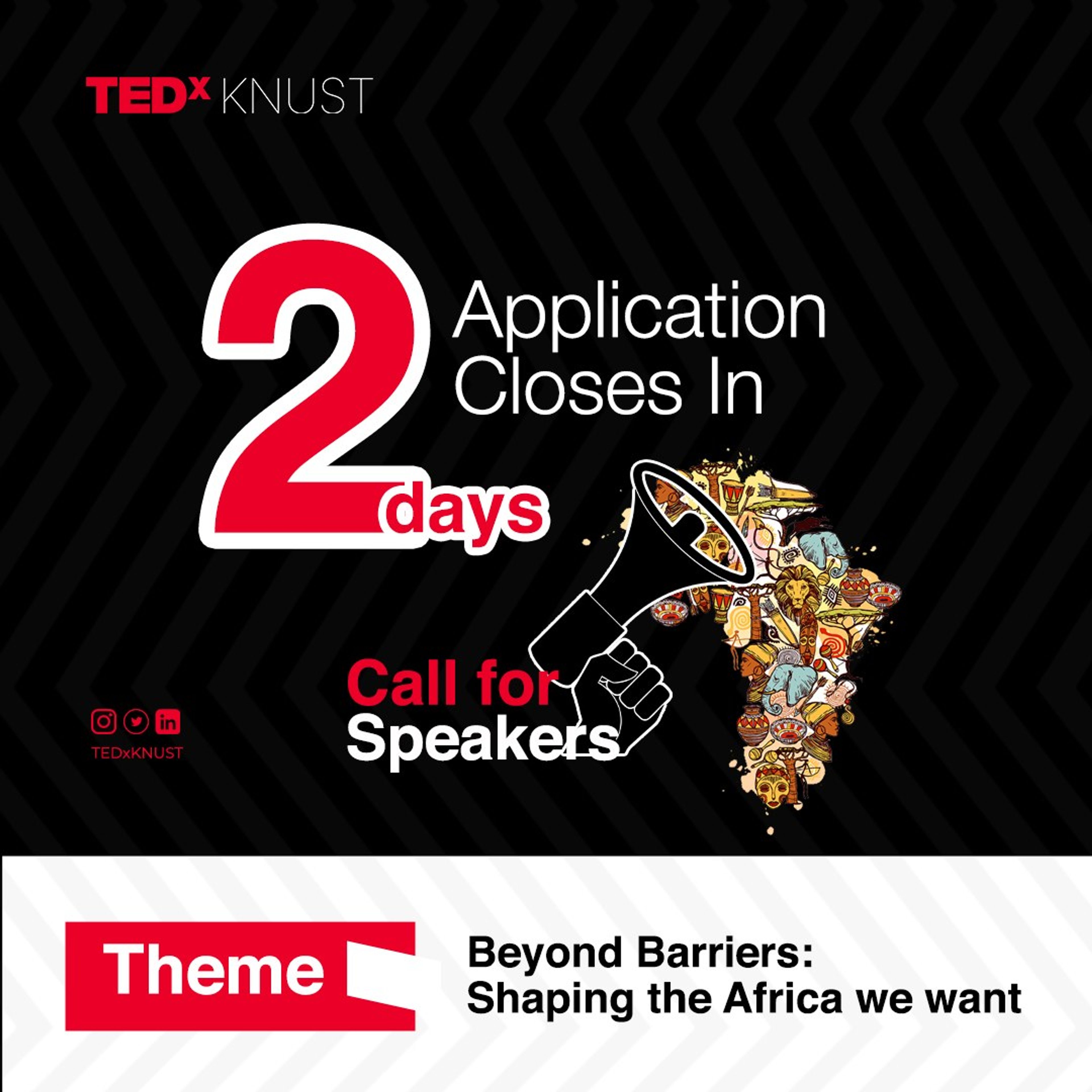 TEDxKNUST campaign graphic 5