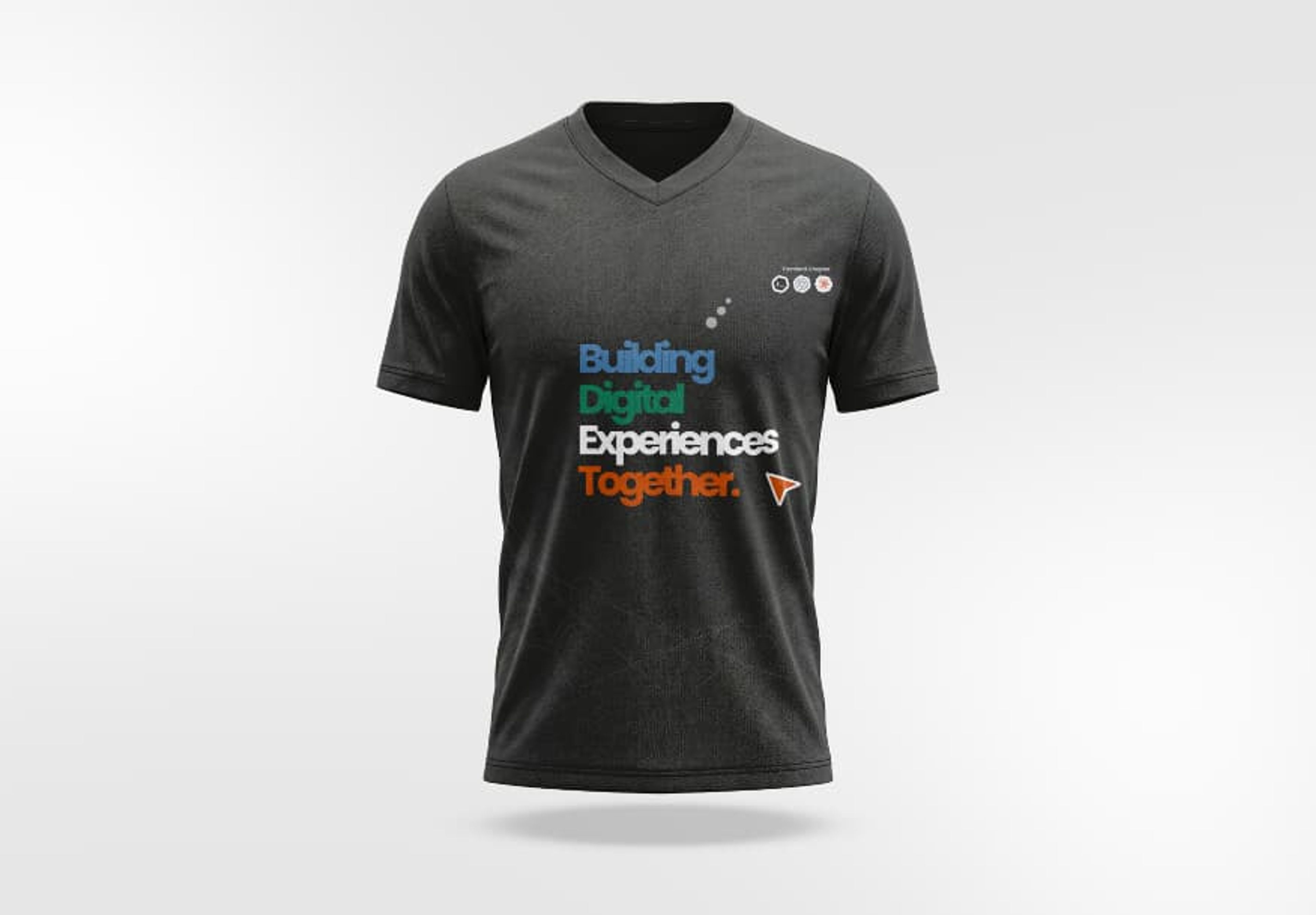 “Building Digital Experiences Together” shirt in black