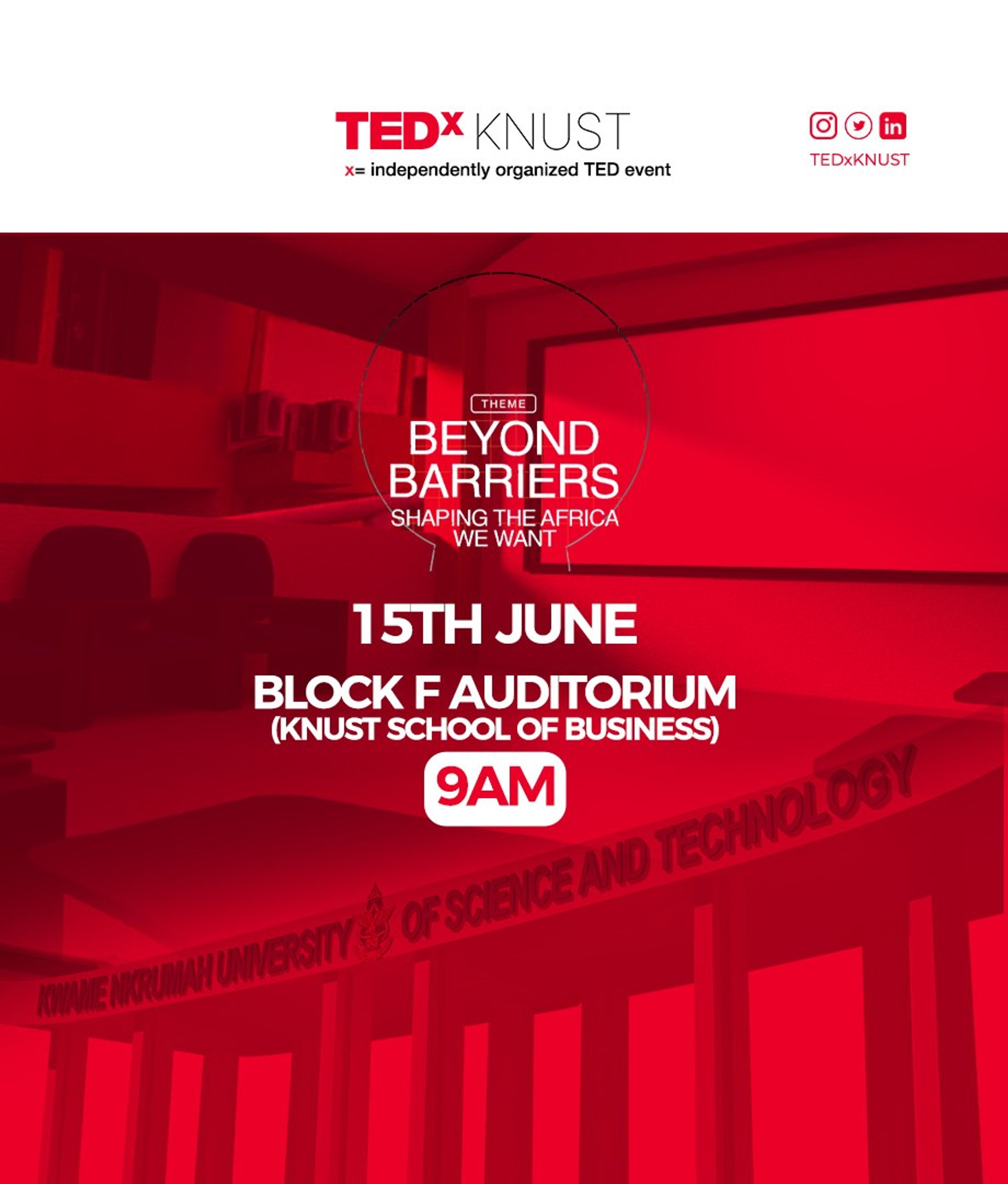 TEDxKNUST campaign graphic 17