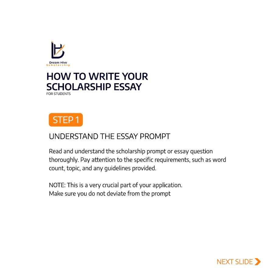 Dream Hive Scholarship: Guide: writing your scholarship essay