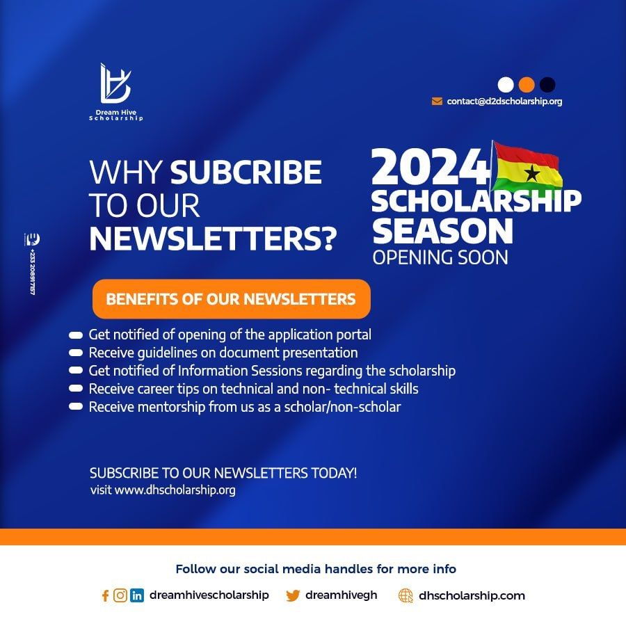 Dream Hive Scholarship: Scholarship season: opening soon