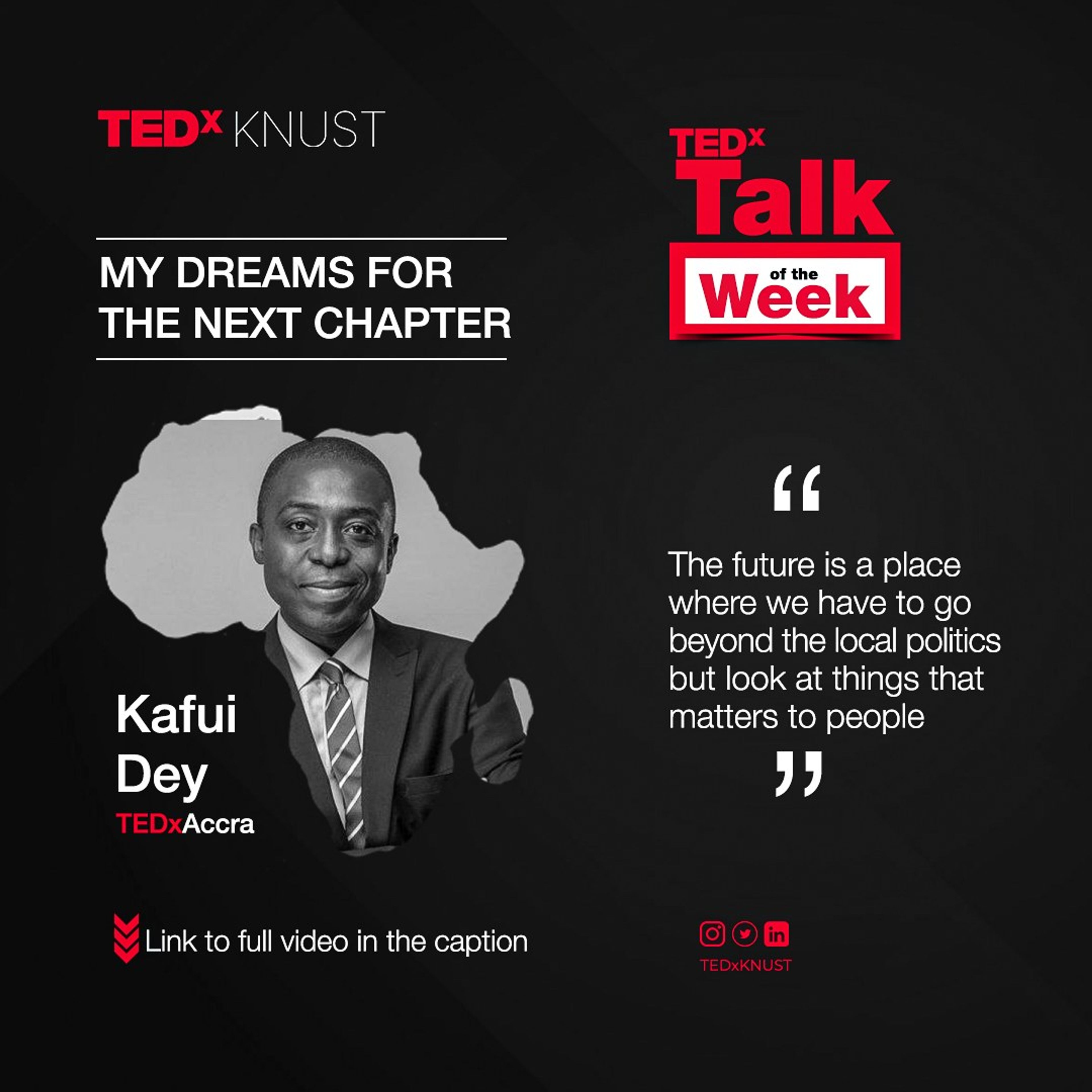 TEDxKNUST campaign graphic 11