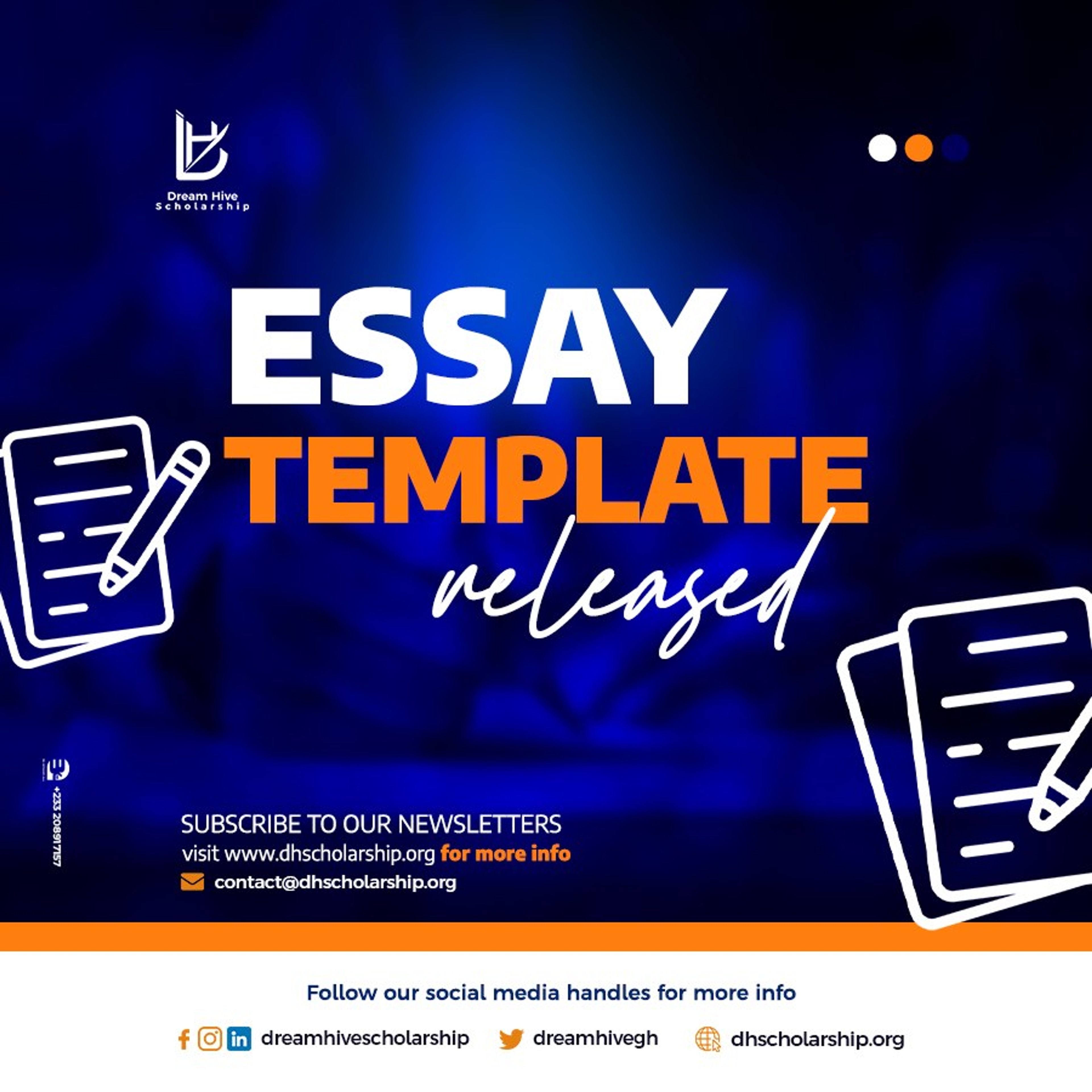 Dream Hive Scholarship: Guide: writing your scholarship essay