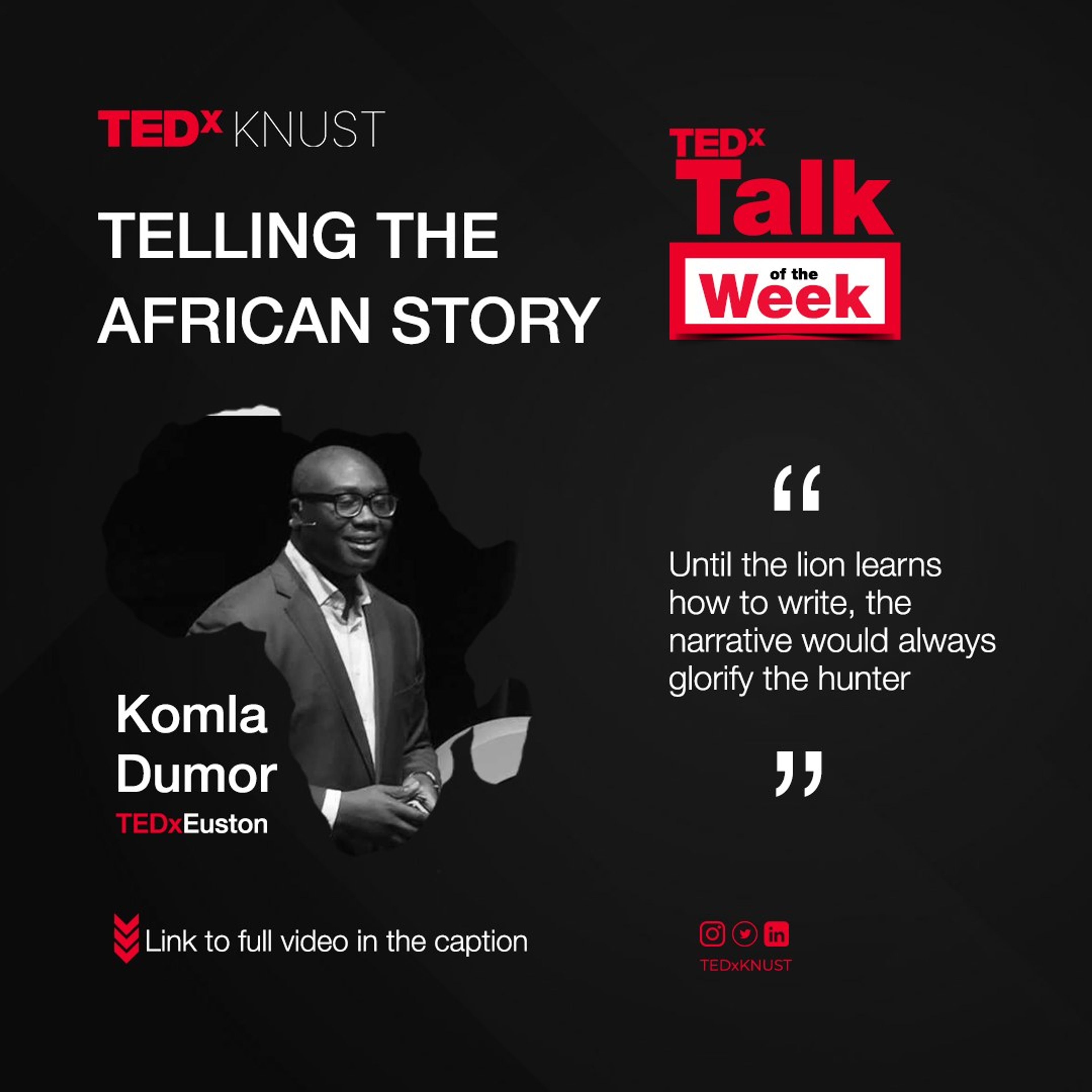 TEDxKNUST campaign graphic 13