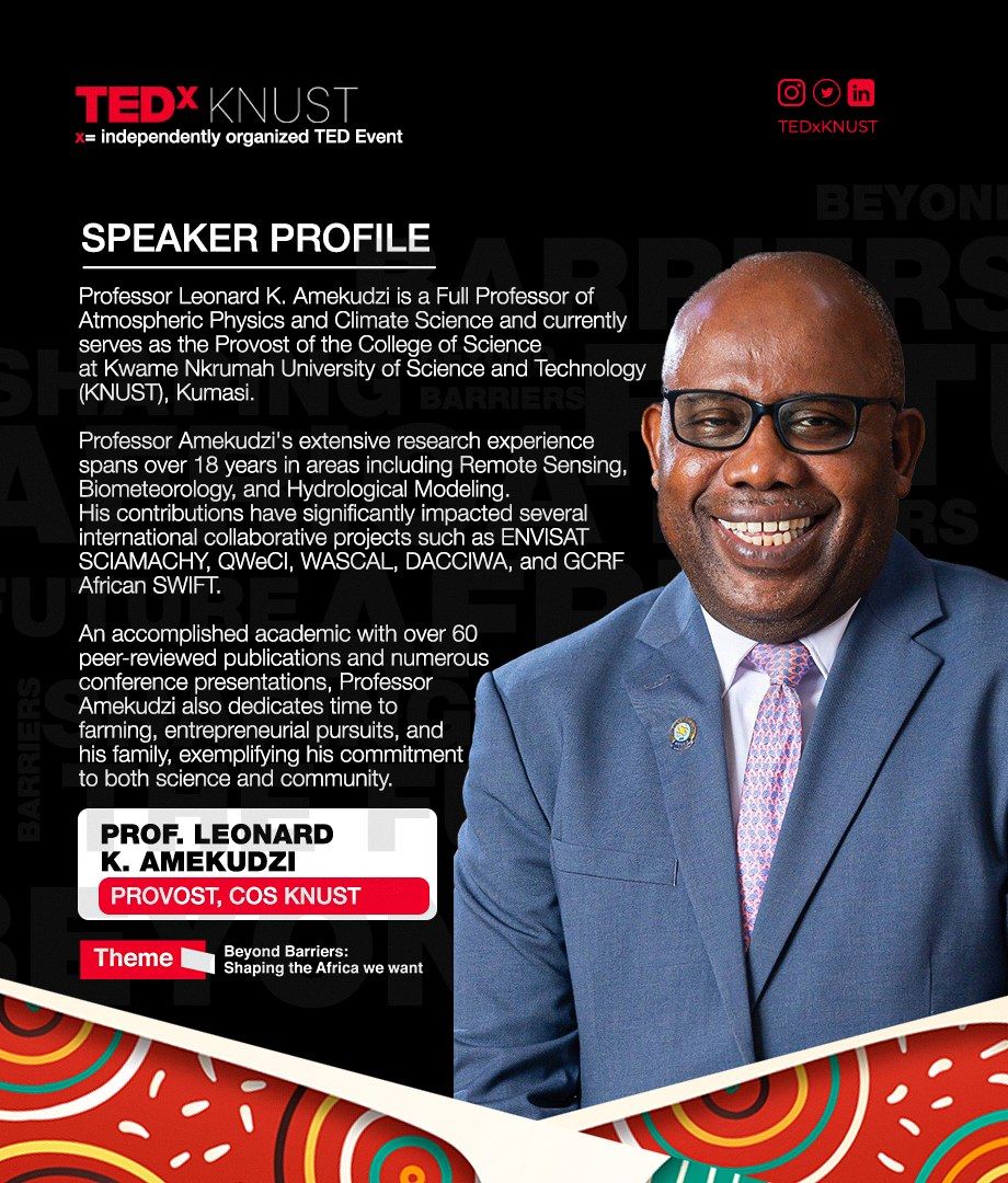 TEDxKNUST speaker and print design 1