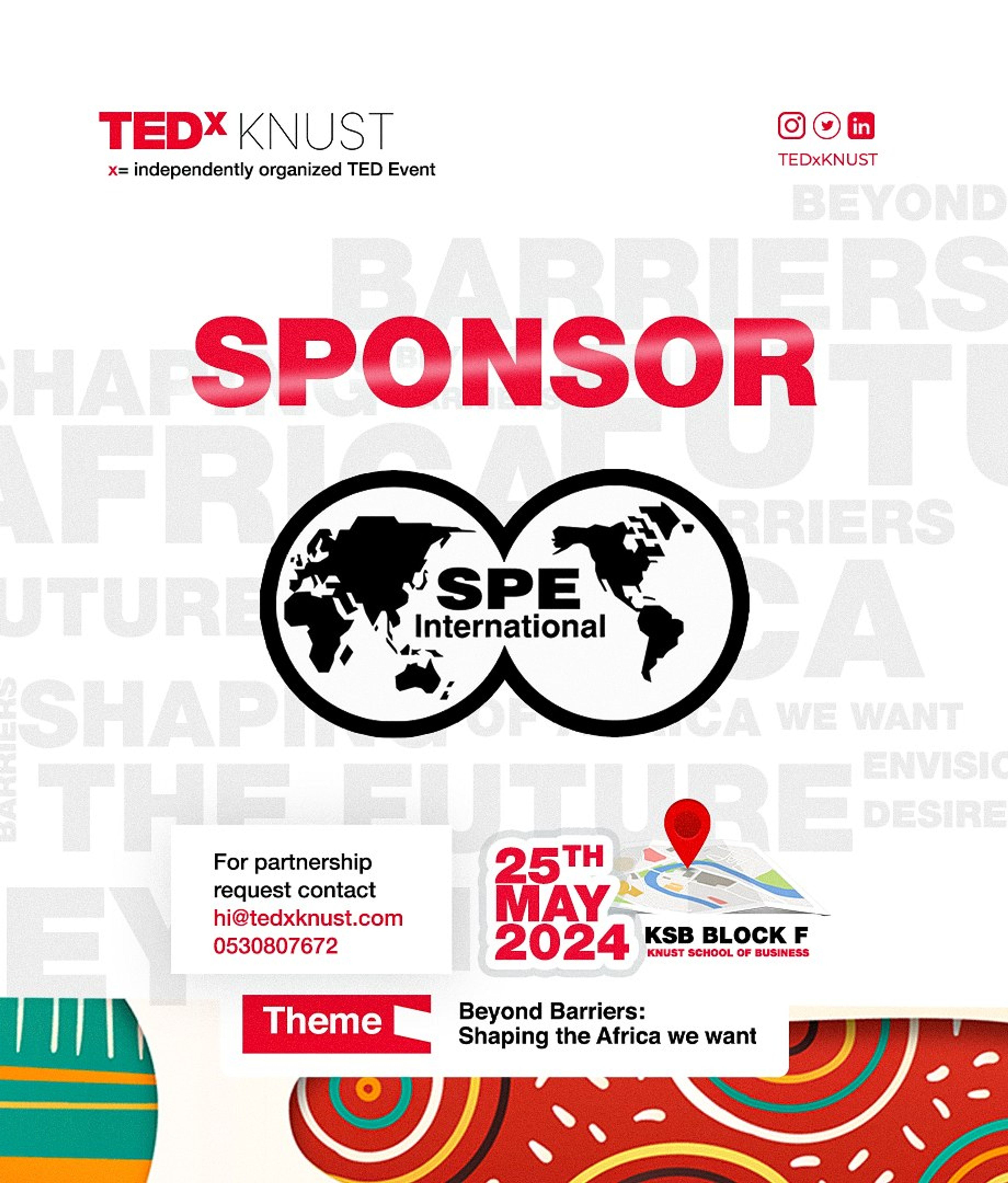TEDxKNUST campaign graphic 20