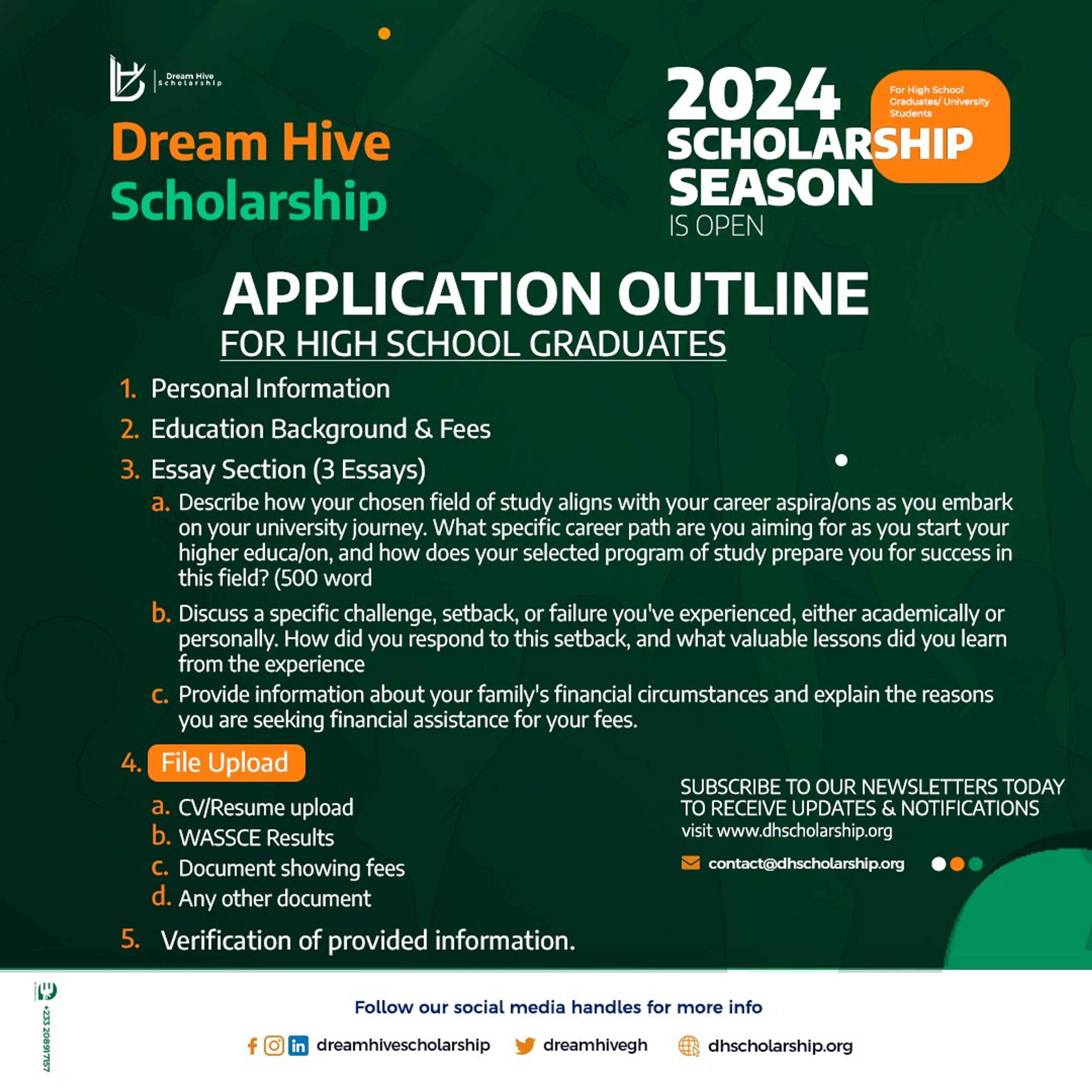 Dream Hive Scholarship: Applications open