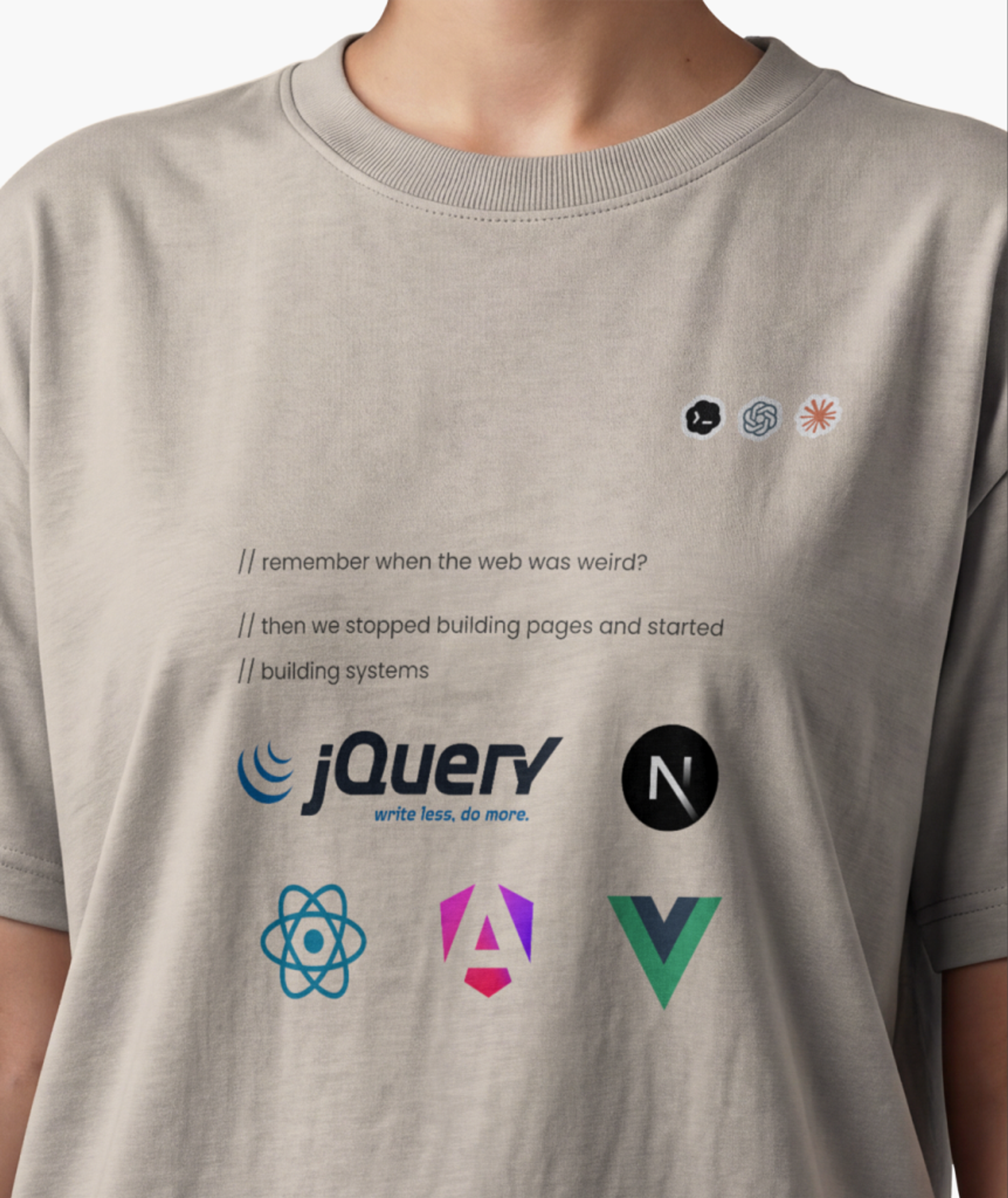 “Remember when the web was weird?”: the history of frontend in frameworks, from jQuery to Next.js