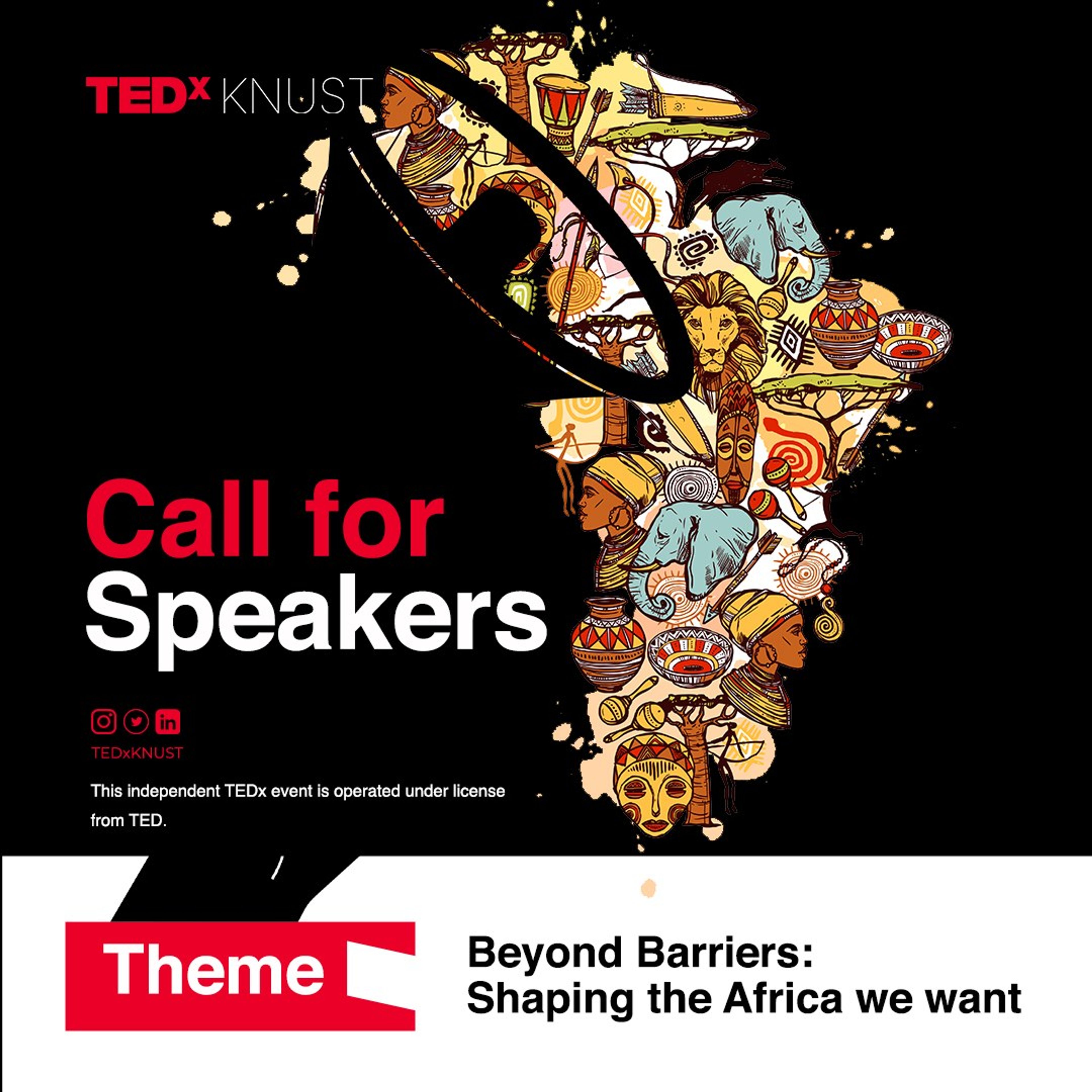 TEDxKNUST campaign graphic 1