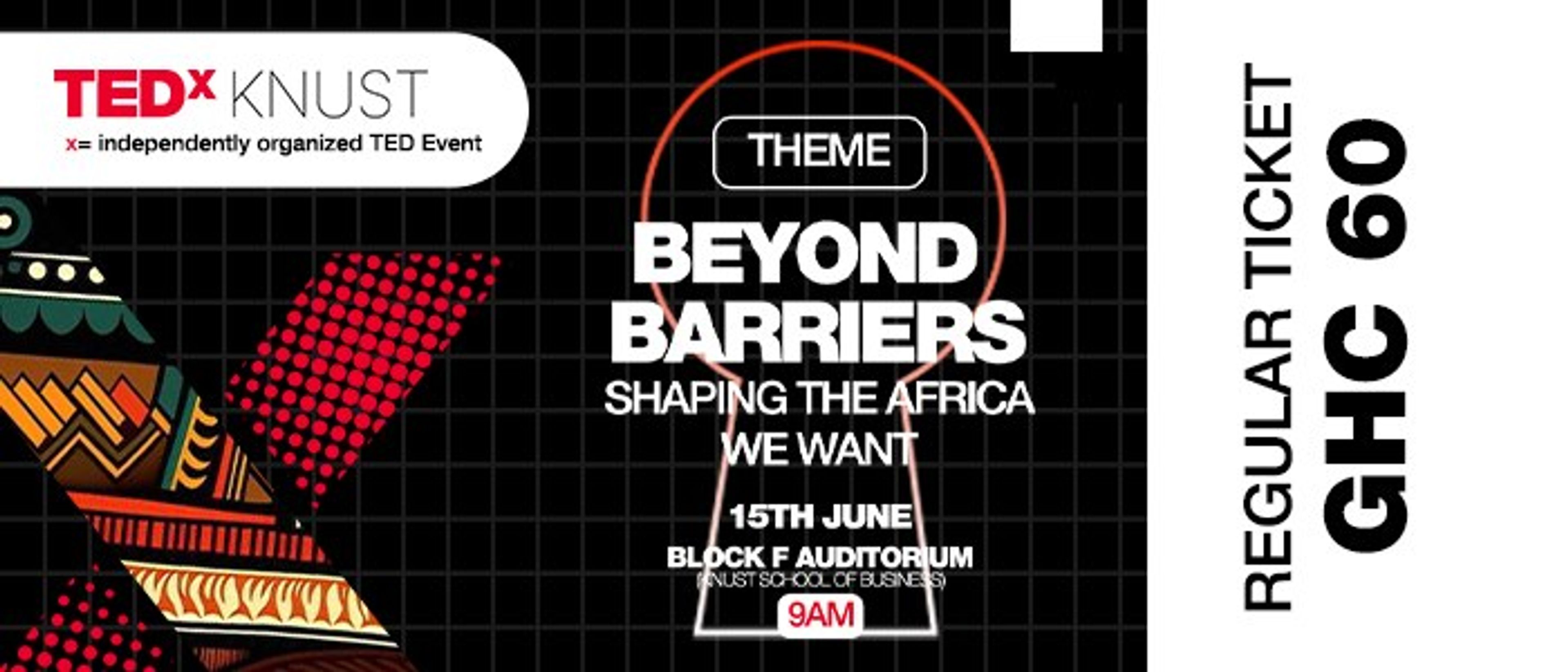TEDxKNUST speaker and print design 10