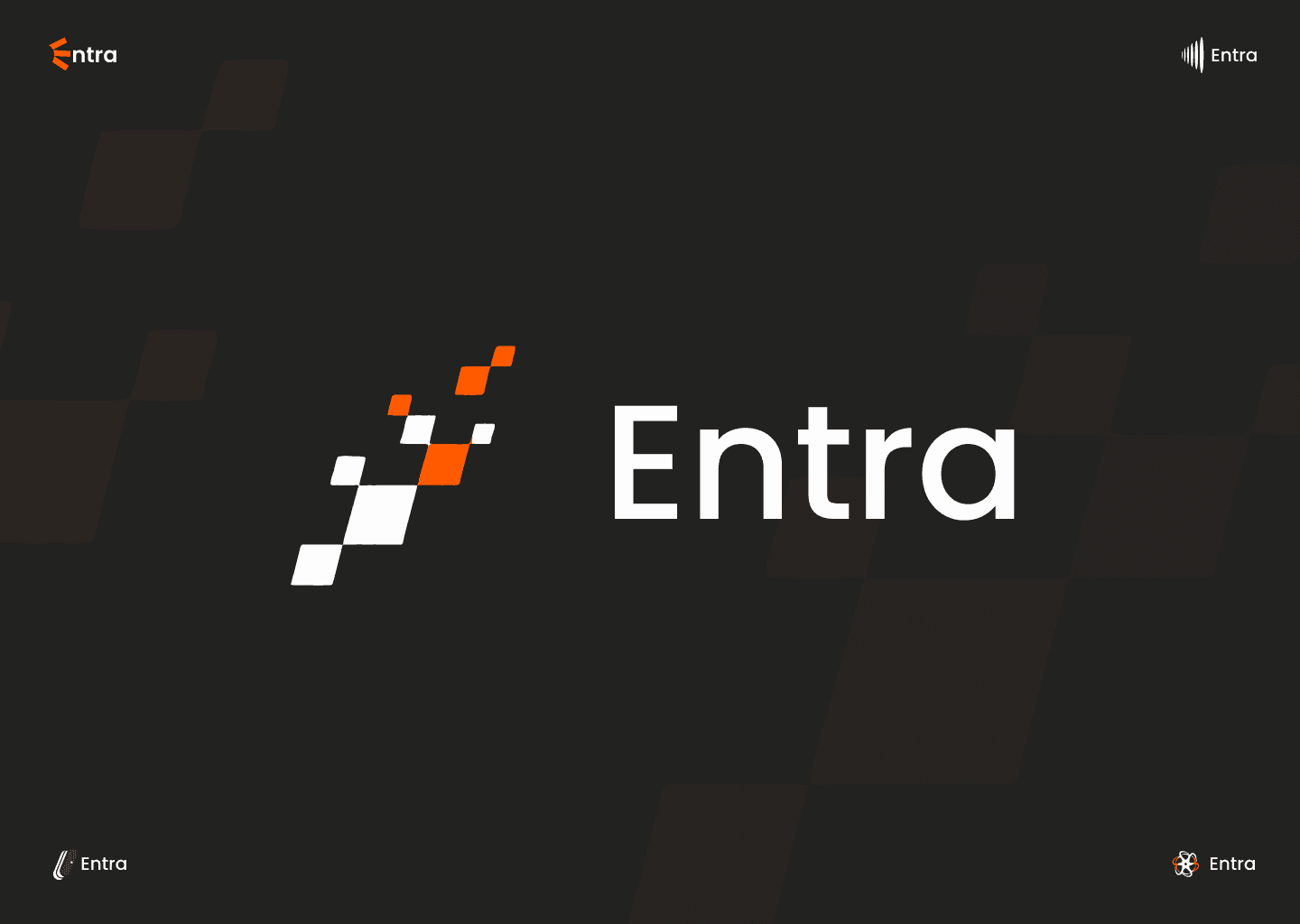 Entra logo and wordmark