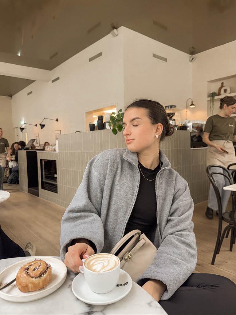 Friends enjoying a coffee together