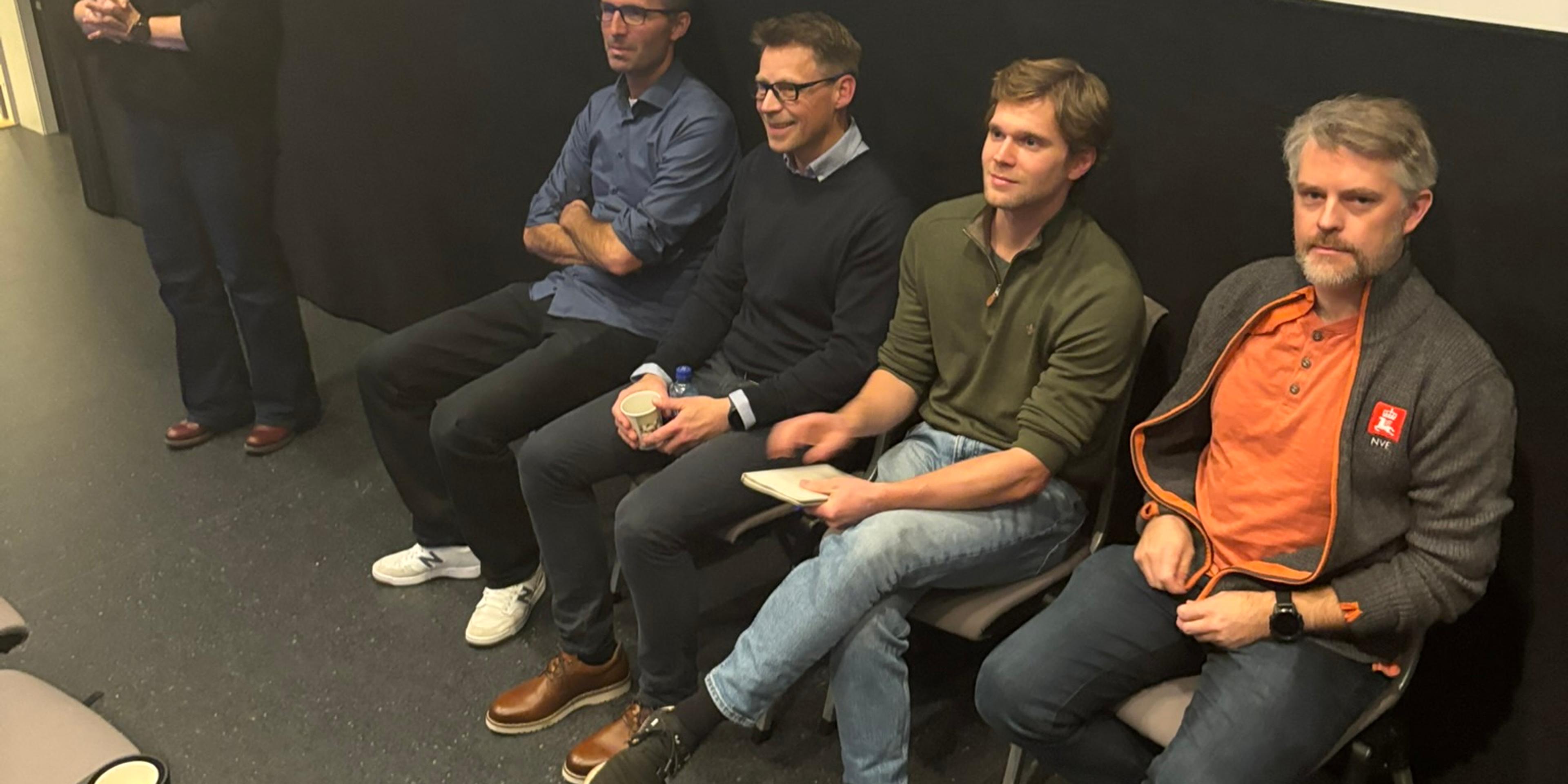 Ansatte i TrønderEnergi under folkemøte i Driva