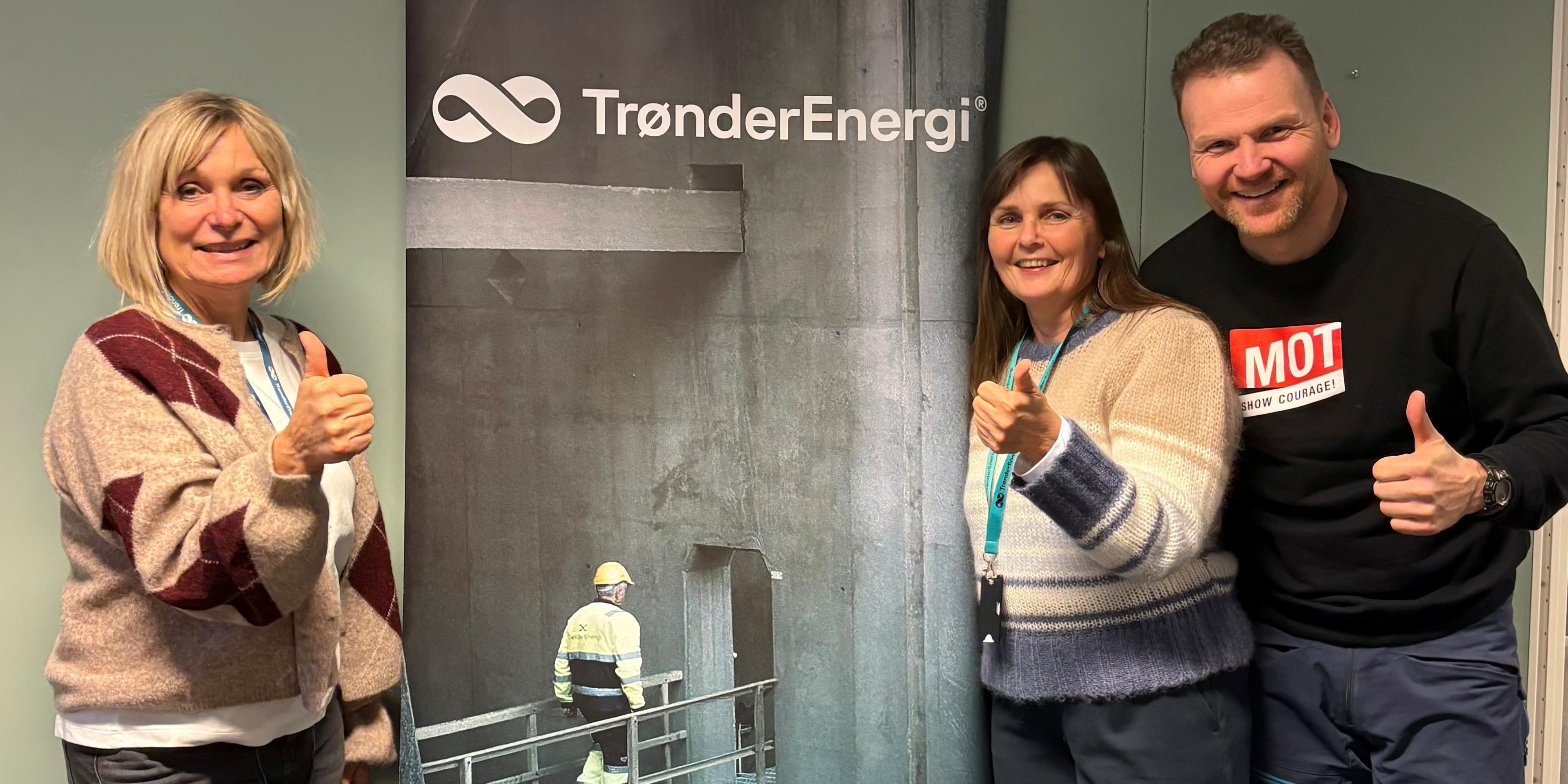 MOT- og TrønderEnergi-ansatte sammen om samarbeidet