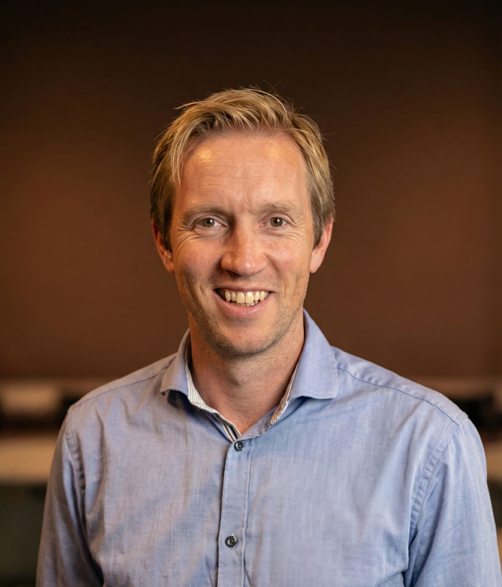 Portrettfoto av finansdirektør Johan