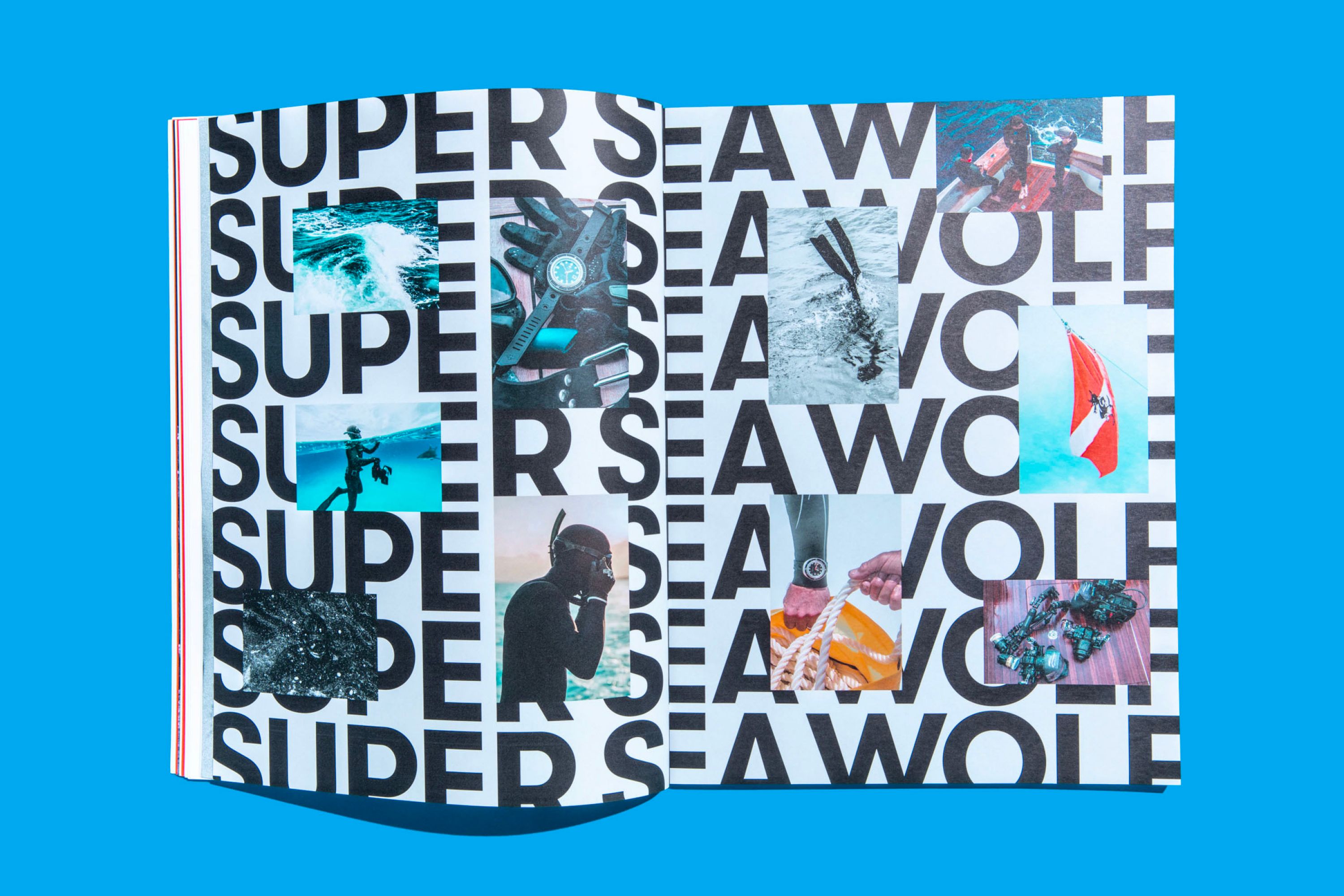 Two-page Super Sea Wolf spread
