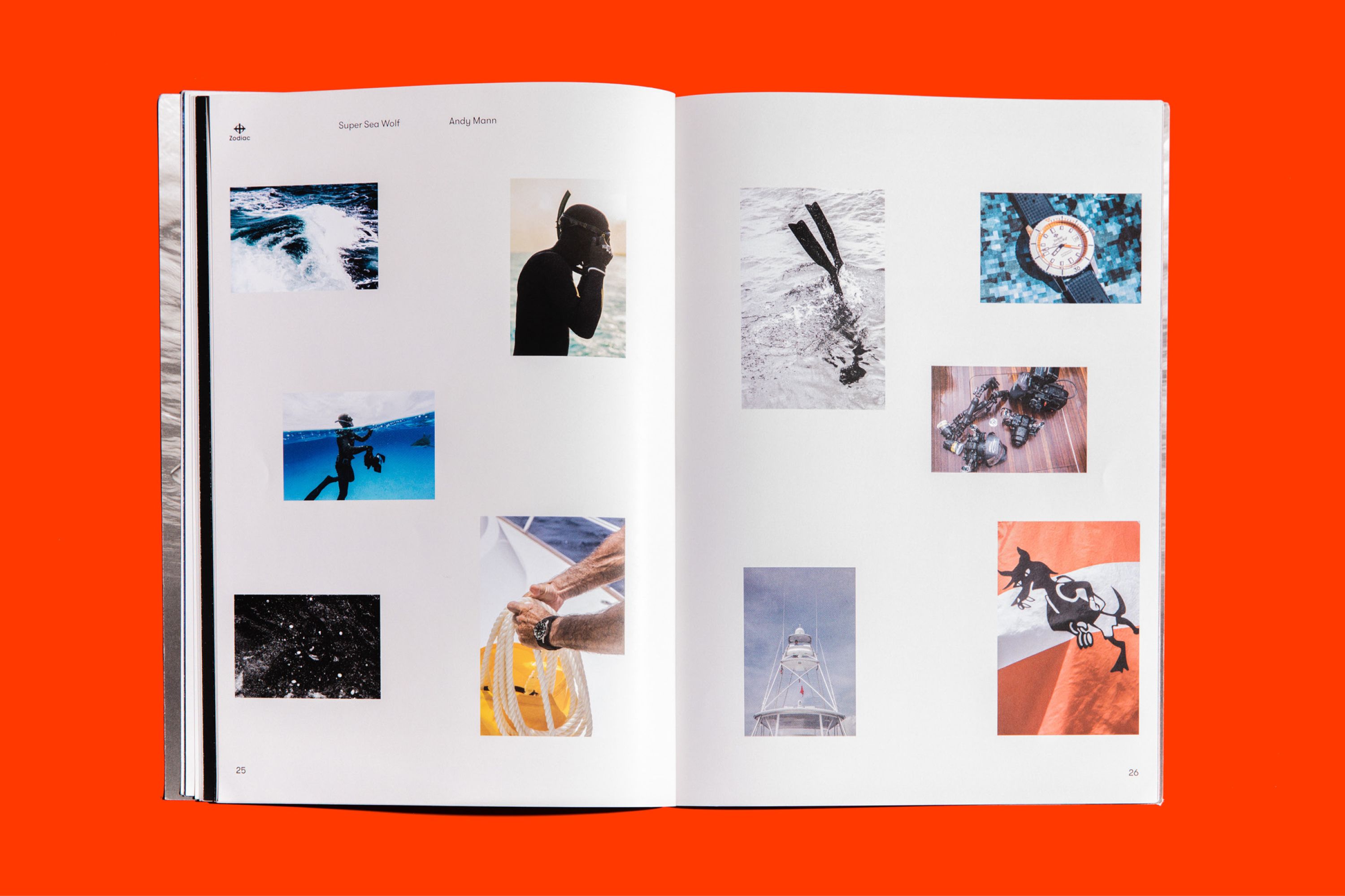 Various Super Sea Wolf assets spread across two pages